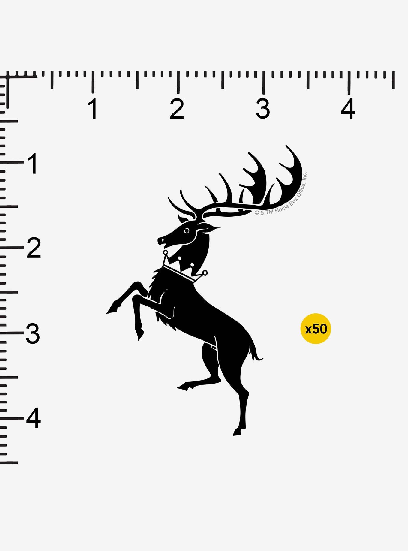 Game of Thrones Baratheon Sigil Repeat Miscellaneous 100ct Sticker Pack, , alternate