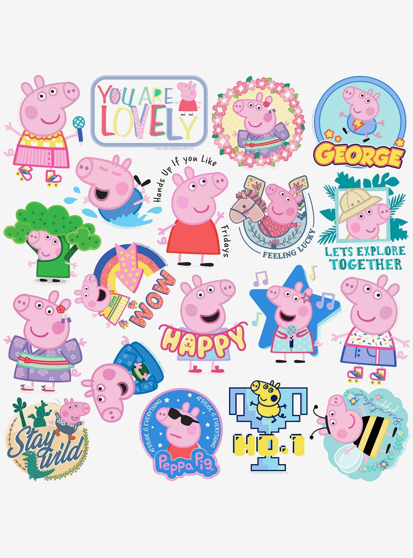 Peppa Pig Peppa Pig and George Miscellaneous 100ct Sticker Pack, , alternate