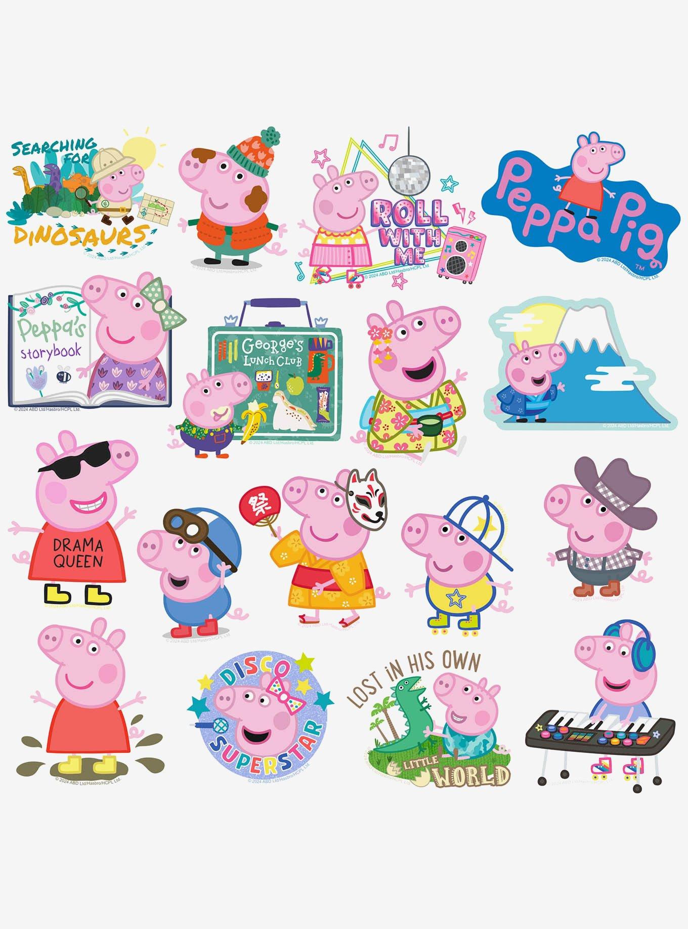 Peppa Pig Peppa Pig and George Miscellaneous 100ct Sticker Pack, , alternate