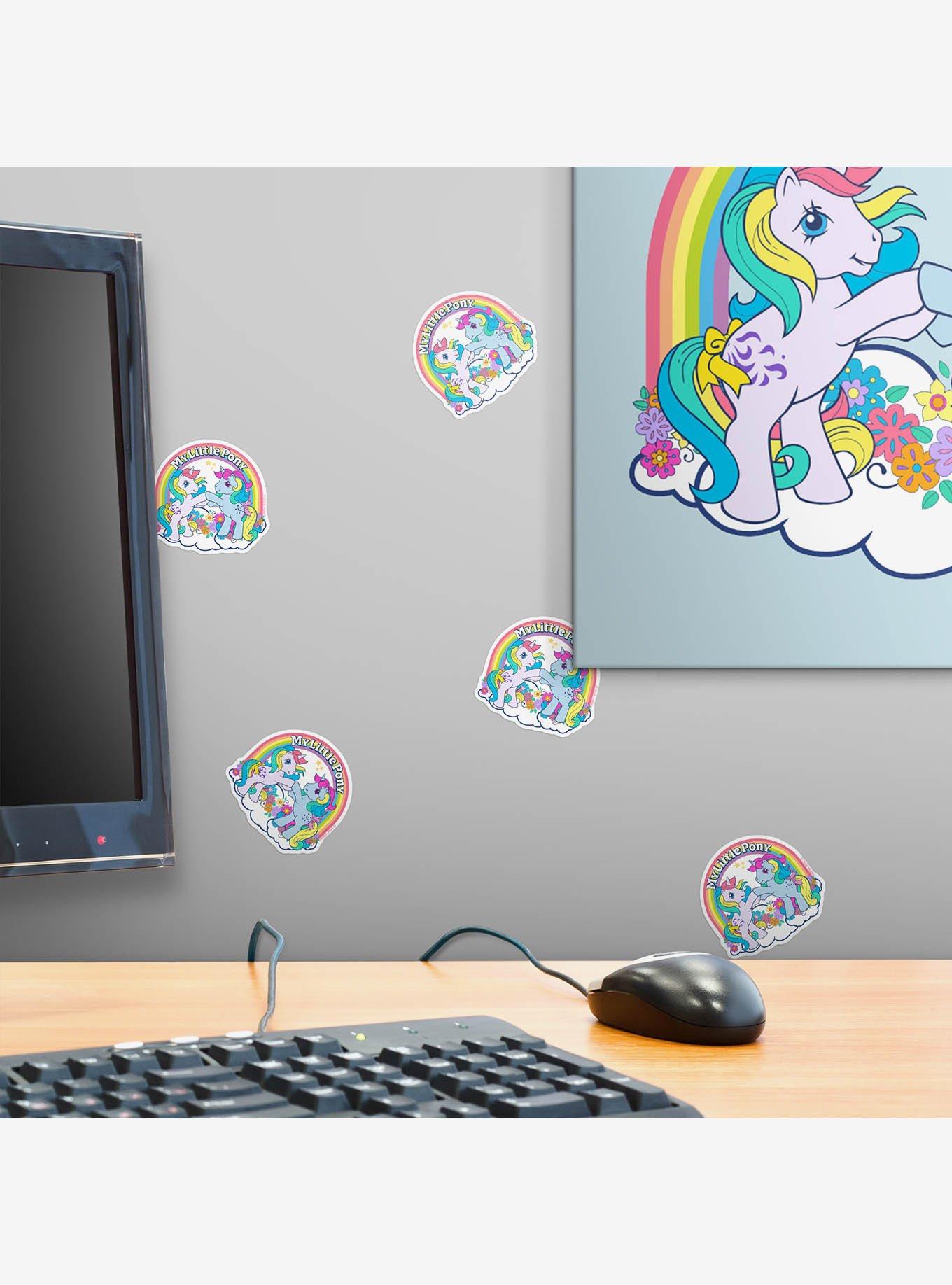My Little Pony Retro Rainbow Miscellaneous 100ct Sticker Pack, , alternate