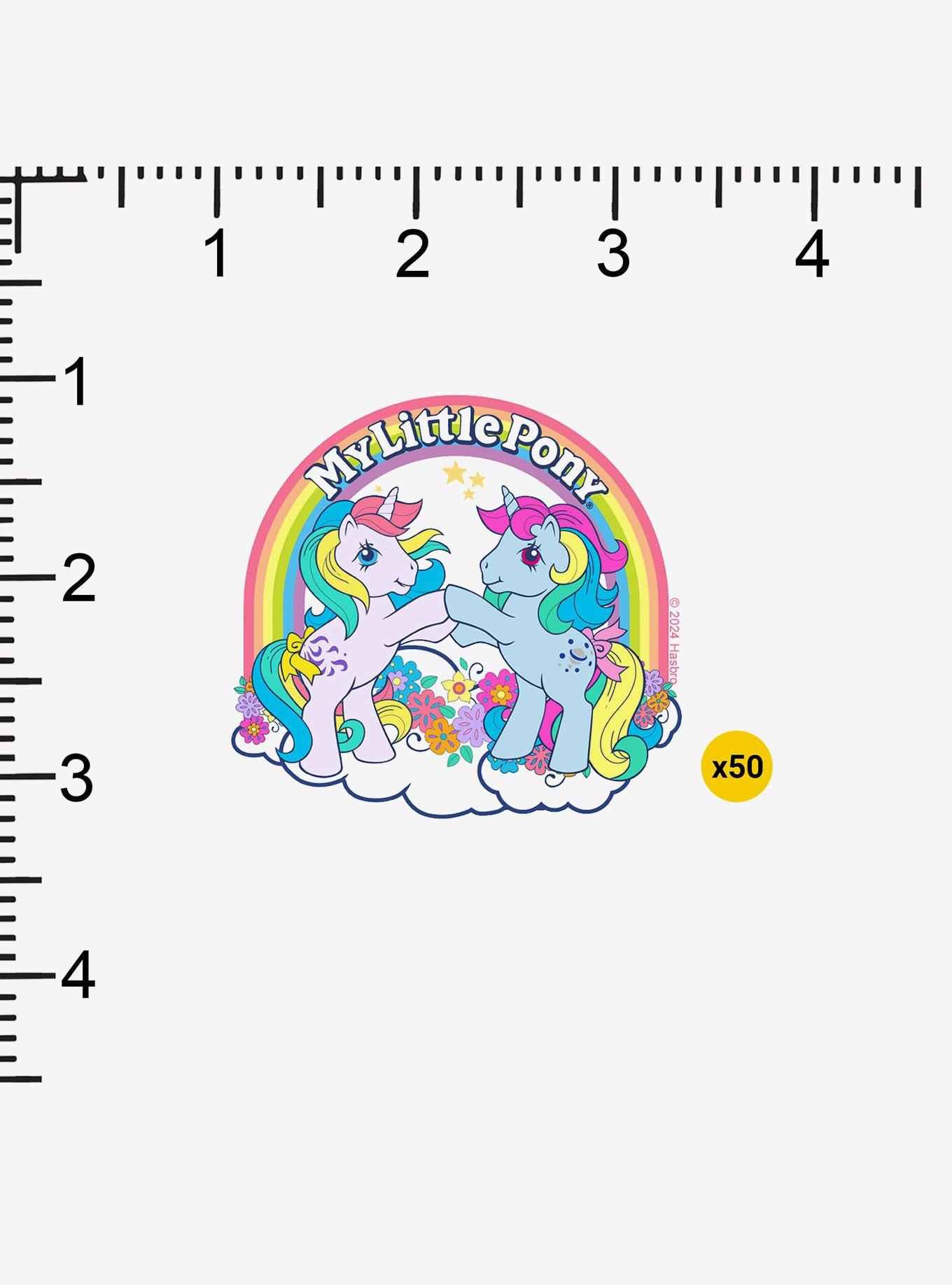 My Little Pony Retro Rainbow Miscellaneous 100ct Sticker Pack, , alternate