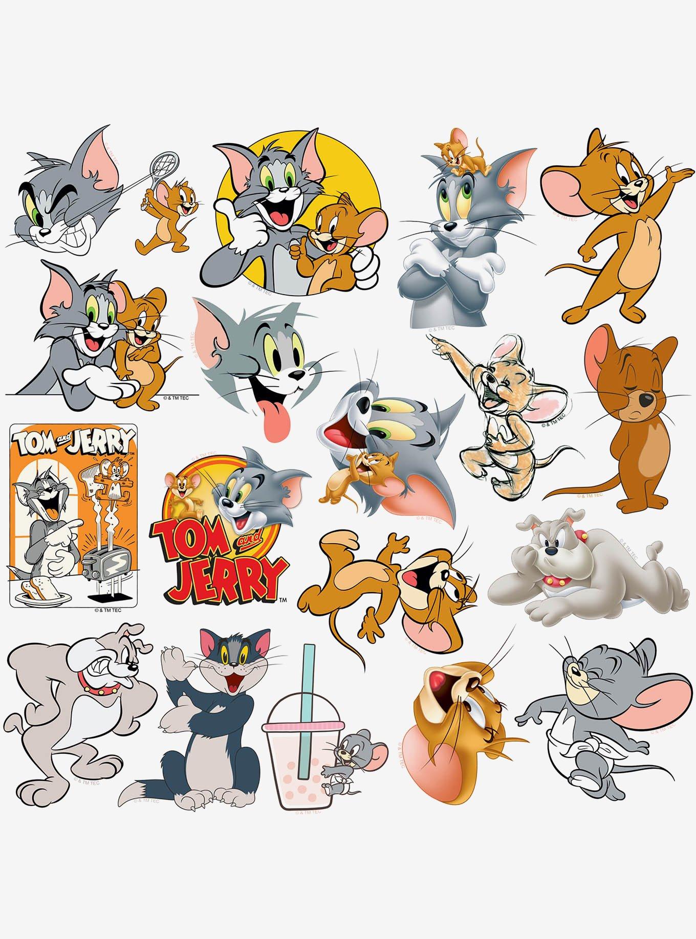 Tom and Jerry Miscellaneous 100ct Sticker Pack, , alternate