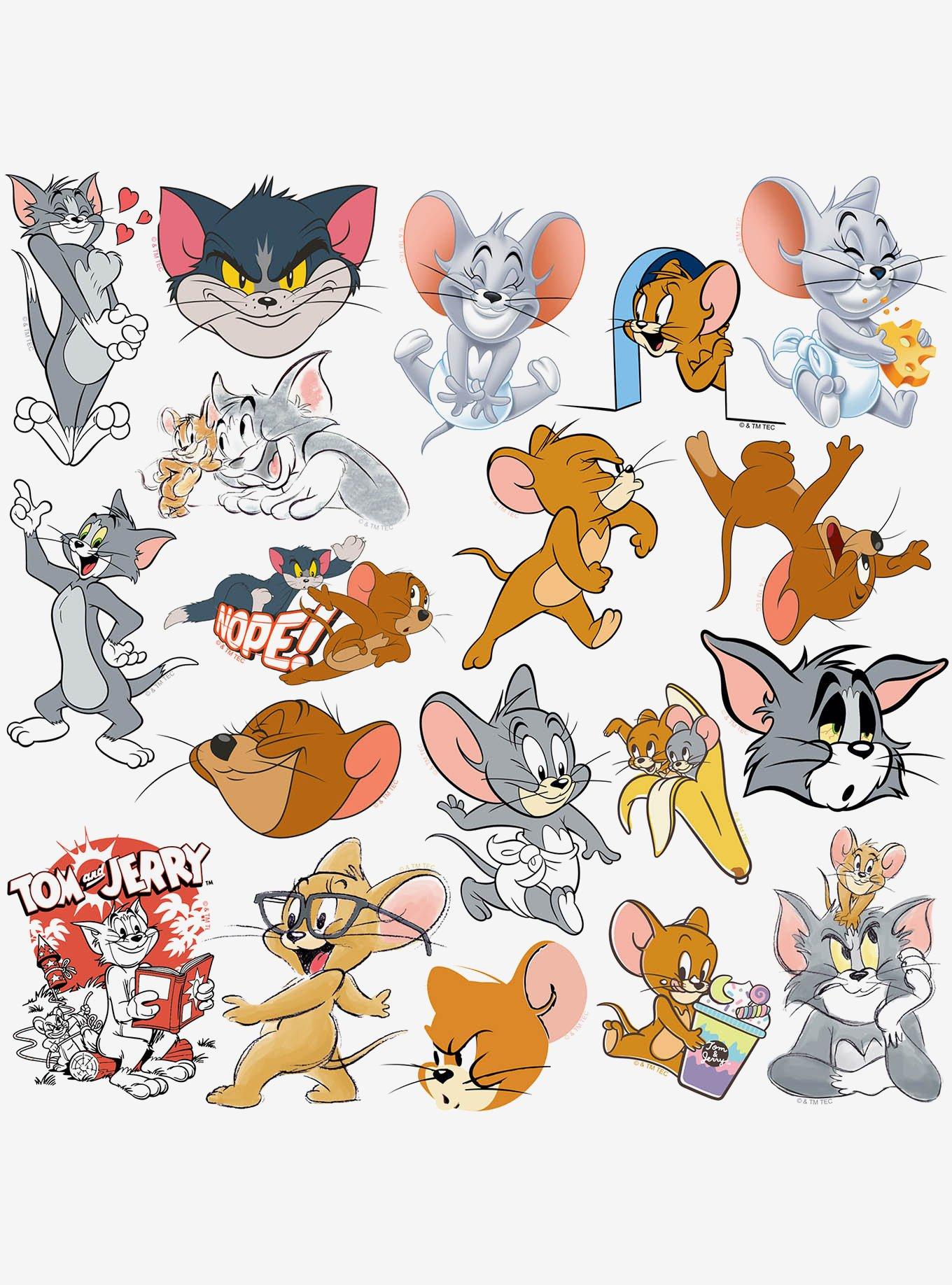 Tom and Jerry Miscellaneous 100ct Sticker Pack, , alternate