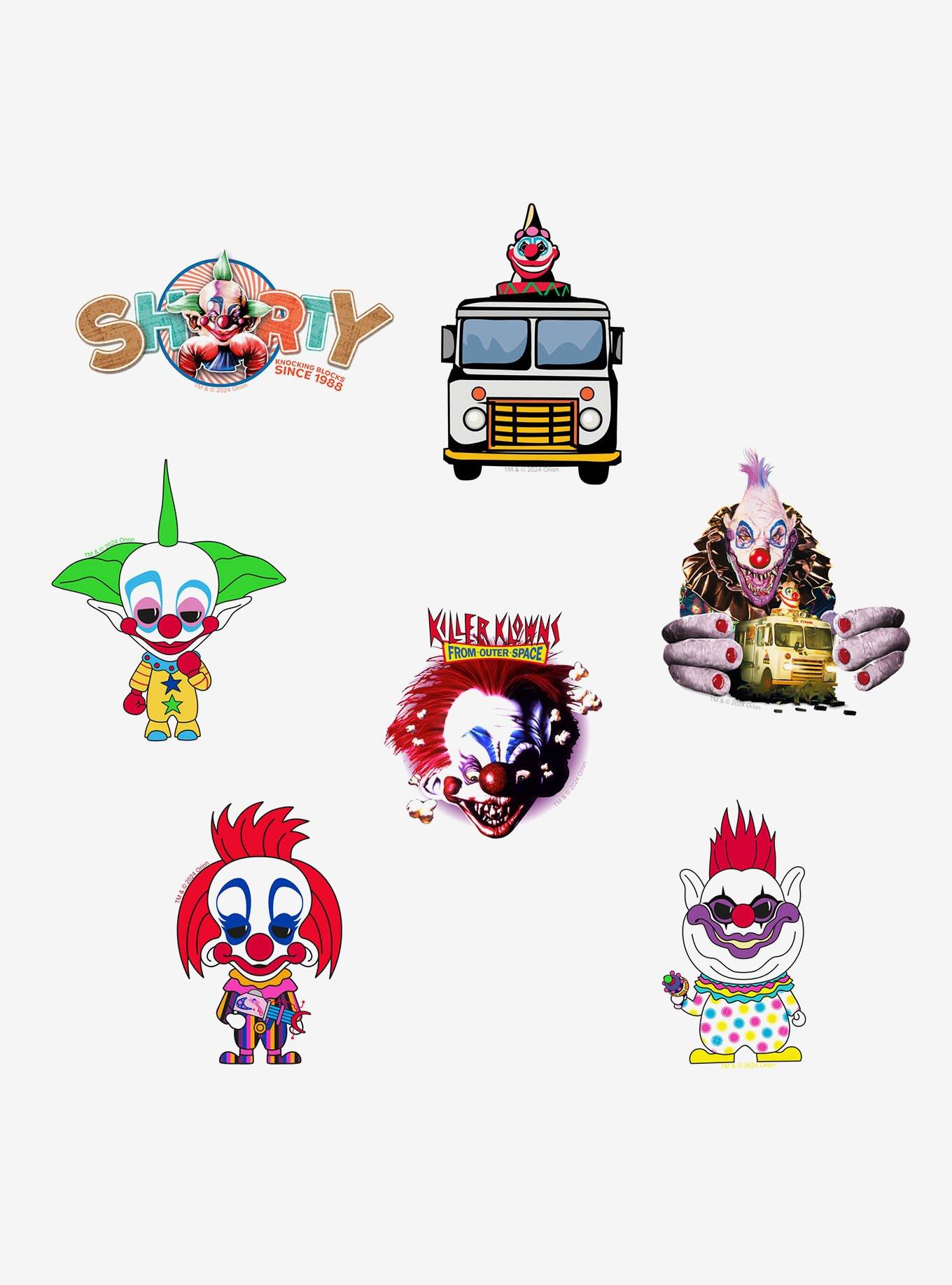 Killer Klowns From Outer Space S Miscellaneous 100ct Sticker Pack, , alternate