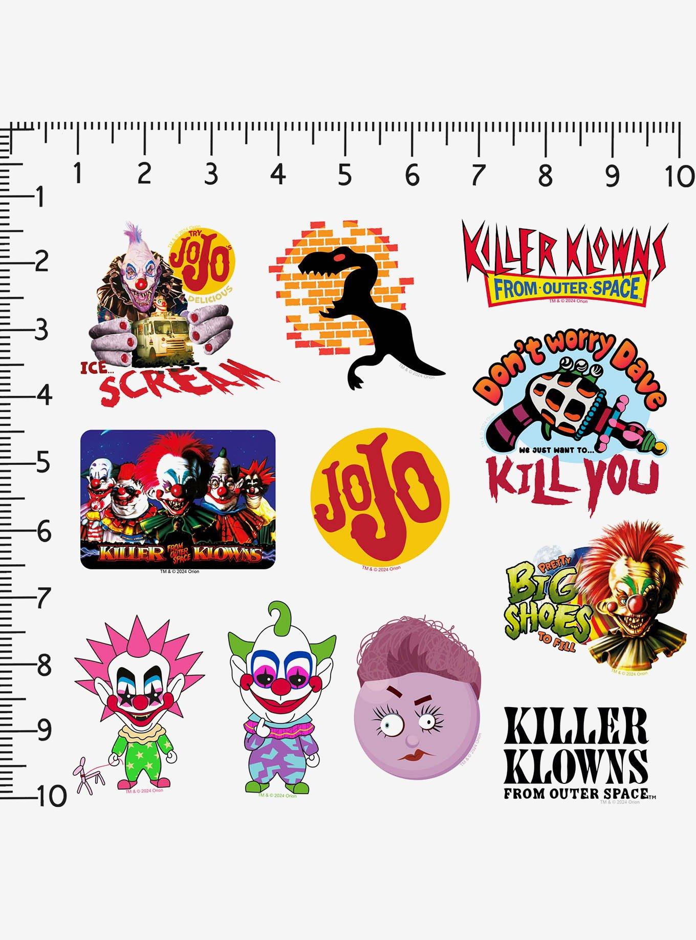 Killer Klowns From Outer Space S Miscellaneous 100ct Sticker Pack, , alternate