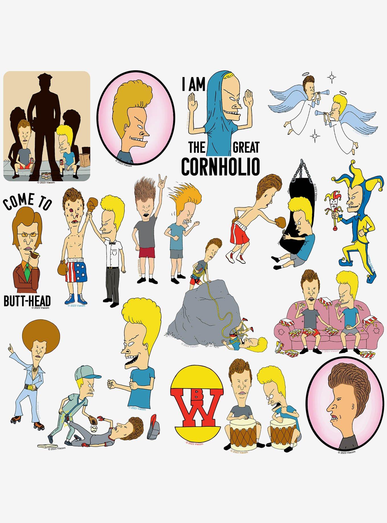 Beavis and Butthead Miscellaneous 100ct Sticker Pack, , alternate