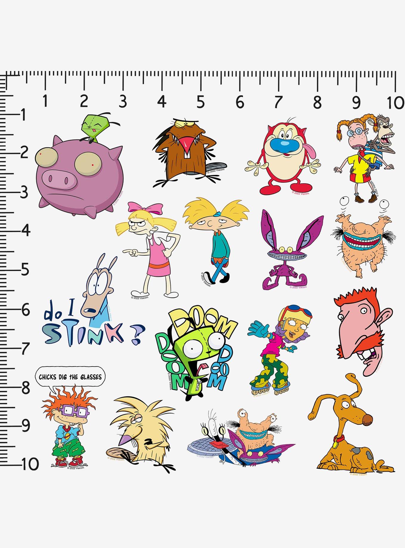 Nickelodeon 90's Miscellaneous 100ct Sticker Pack, , alternate