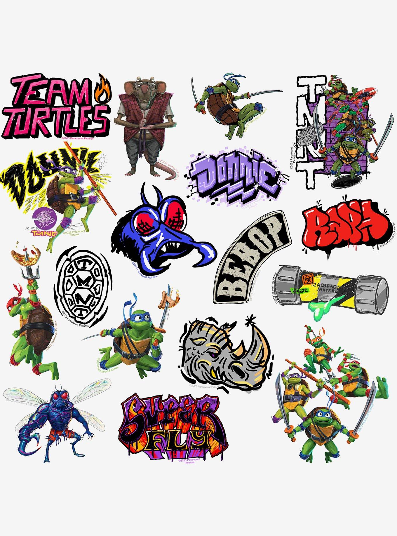 Teenage Mutant Ninja Turtles: Mutant Mayhem Miscellaneous 100ct Sticker Pack, , alternate