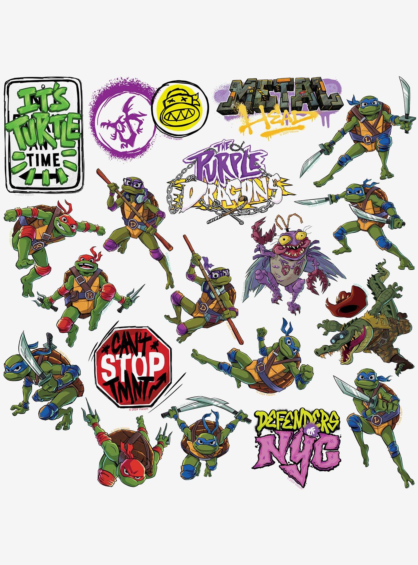 Tales of the Teenage Mutant Ninja Turtles Miscellaneous 100ct Sticker Pack, , alternate
