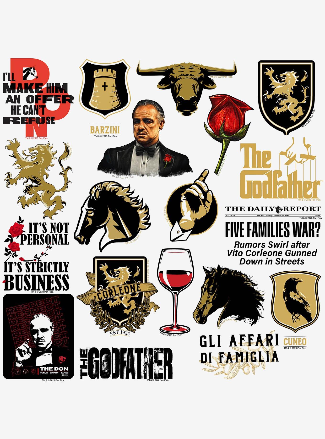 The Godfather Miscellaneous 100ct Sticker Pack, , alternate