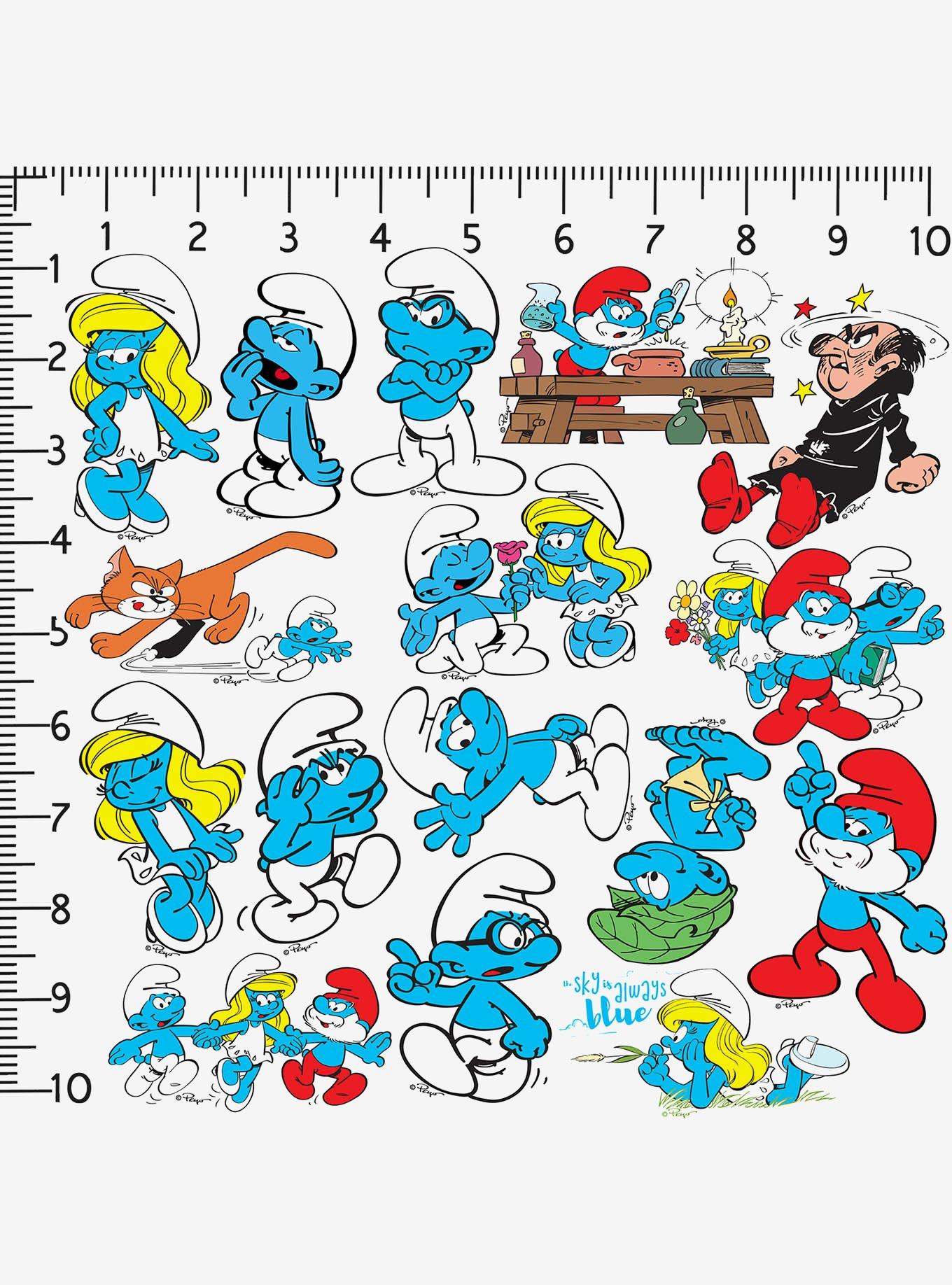 The Smurfs Smurf Miscellaneous 100ct Sticker Pack, , alternate