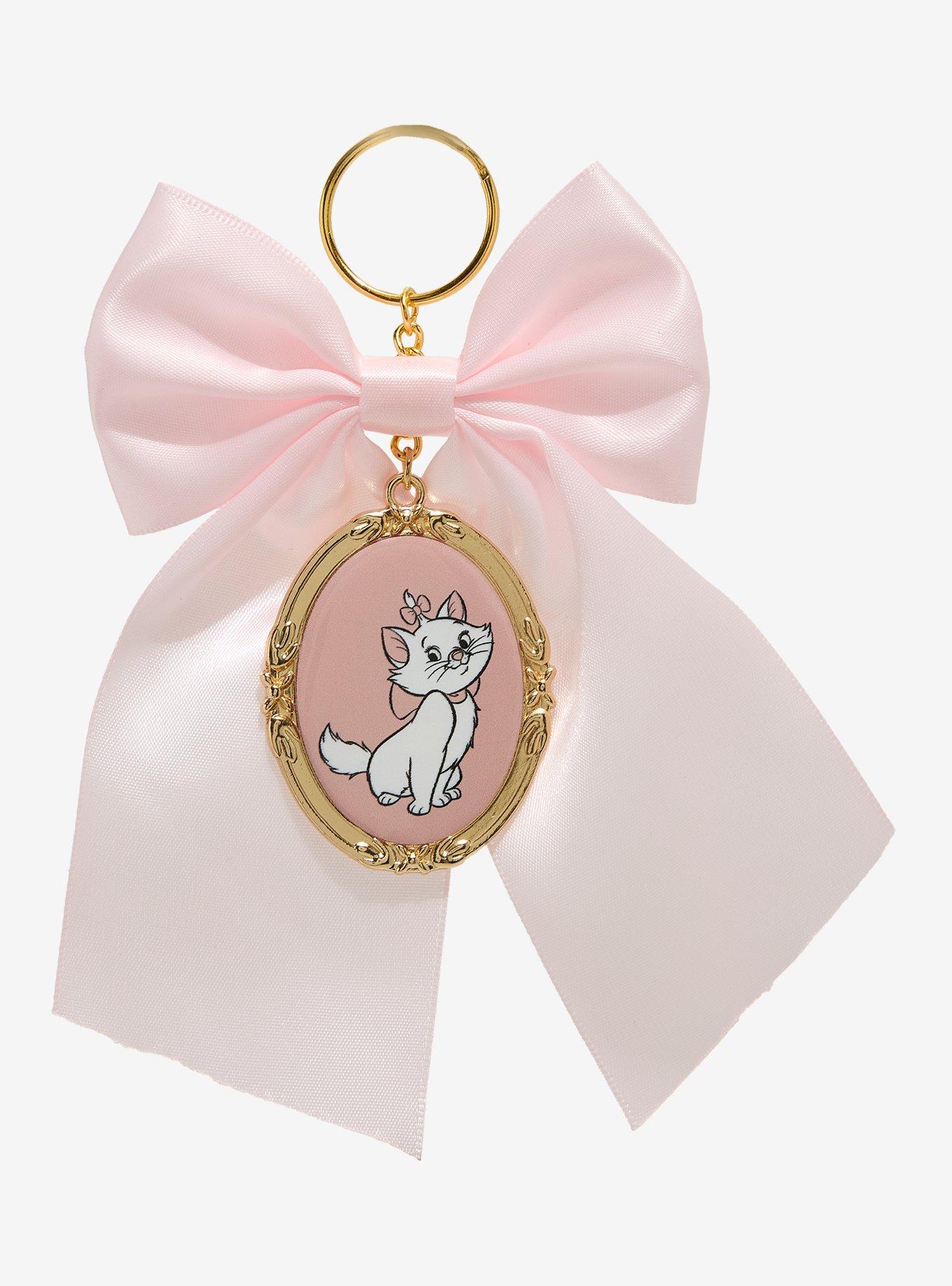 Disney The Aristocats Marie Cameo Bow Key Chain, , hi-res