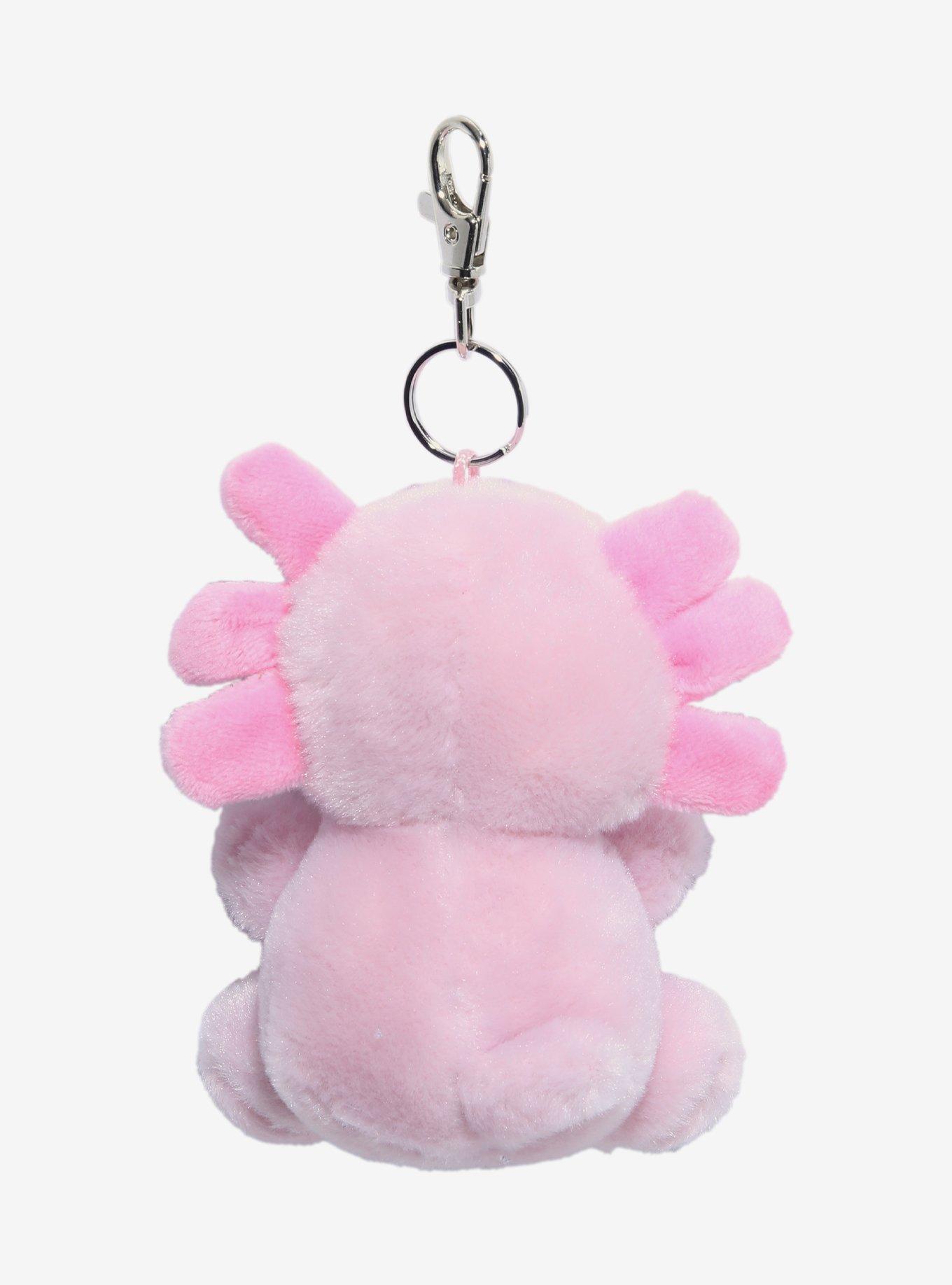 Aurora Palm Pals Ax Axolotl Plush Key Chain, , hi-res