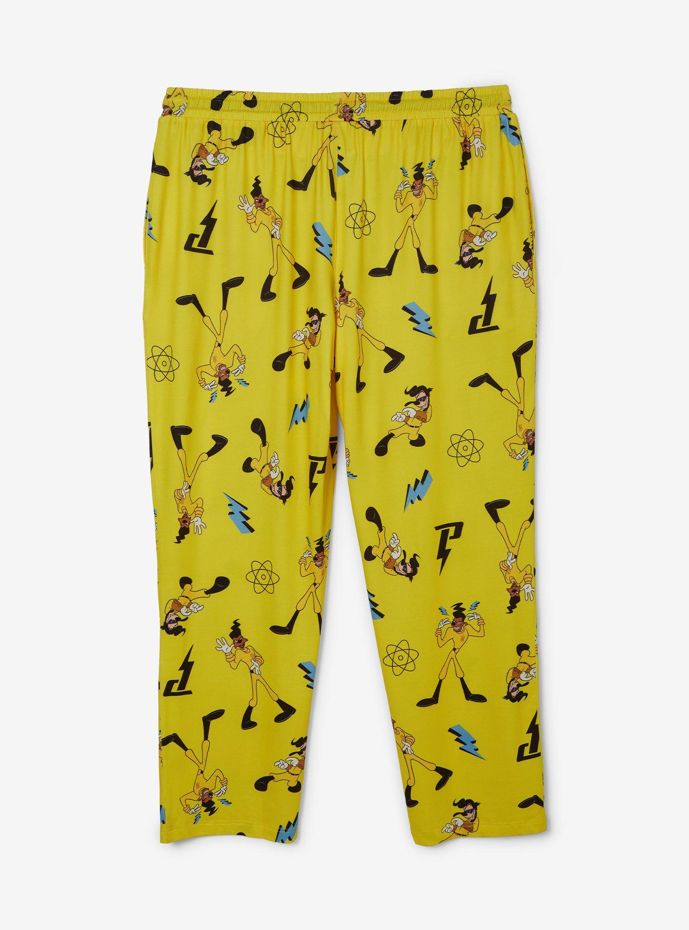 Disney A Goofy Movie Powerline & Max Allover Print Women's Plus Size Sleep Pants - BoxLunch Exclusive, , hi-res