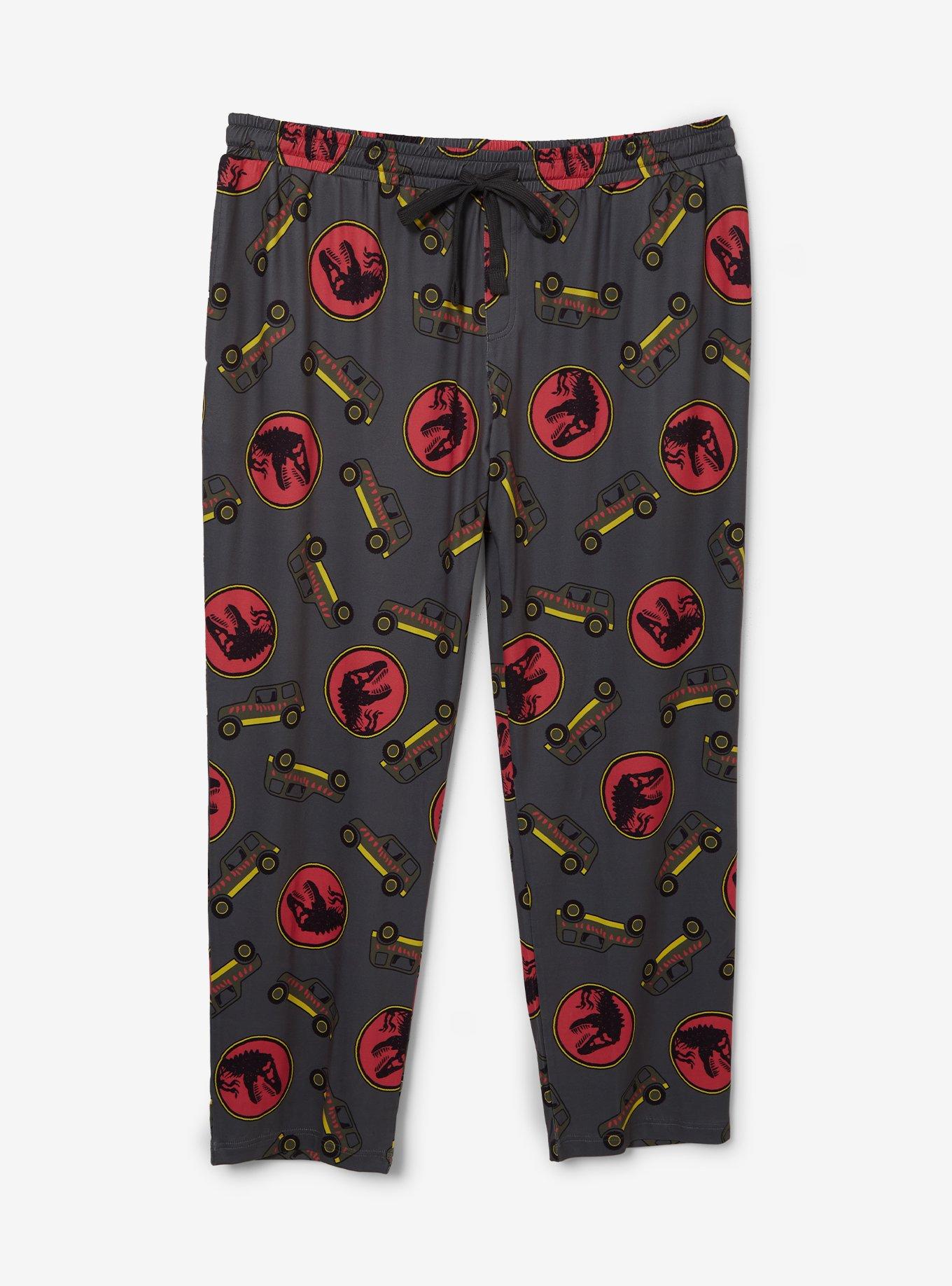 Jurassic Park Jeeps Allover Print Women's Plus Size Sleep Pants - BoxLunch Exclusive, , hi-res