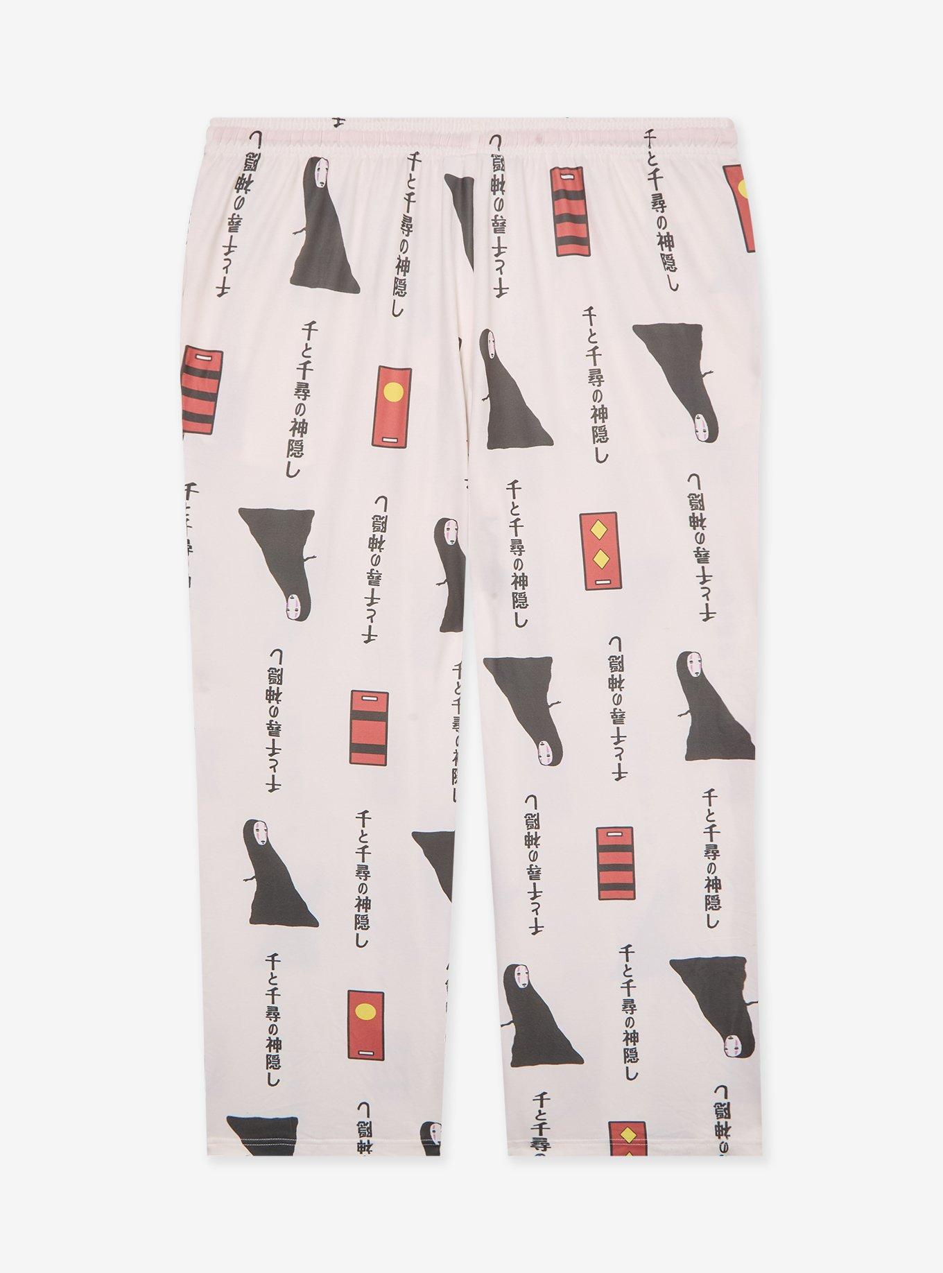 Studio Ghibli® Spirited Away No-Face & Bath Tokens Allover Print Plush Size Sleep Pants - BoxLunch Exclusive, , hi-res