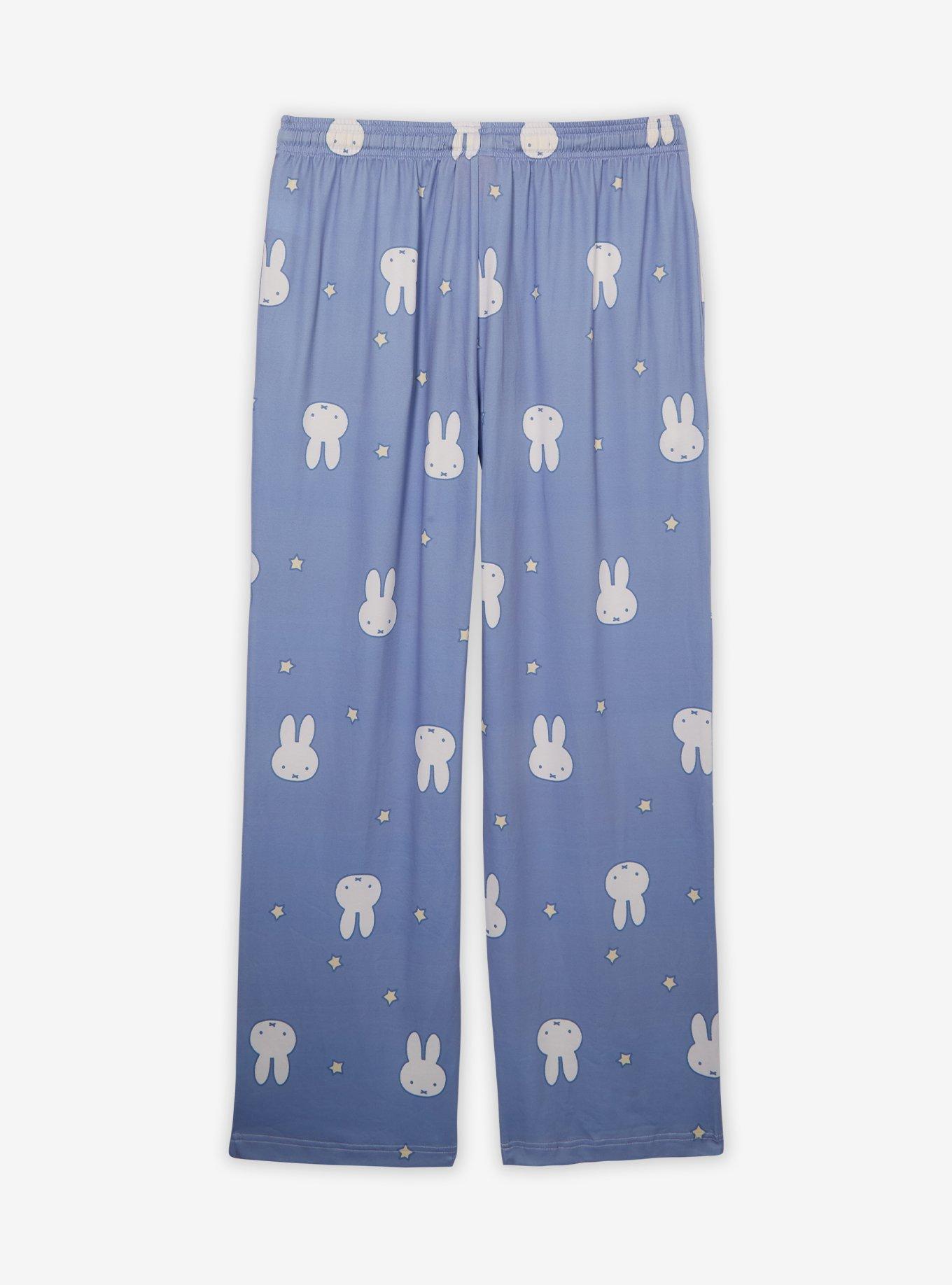Miffy Face & Stars Allover Print Sleep Pants - BoxLunch Exclusive, , hi-res