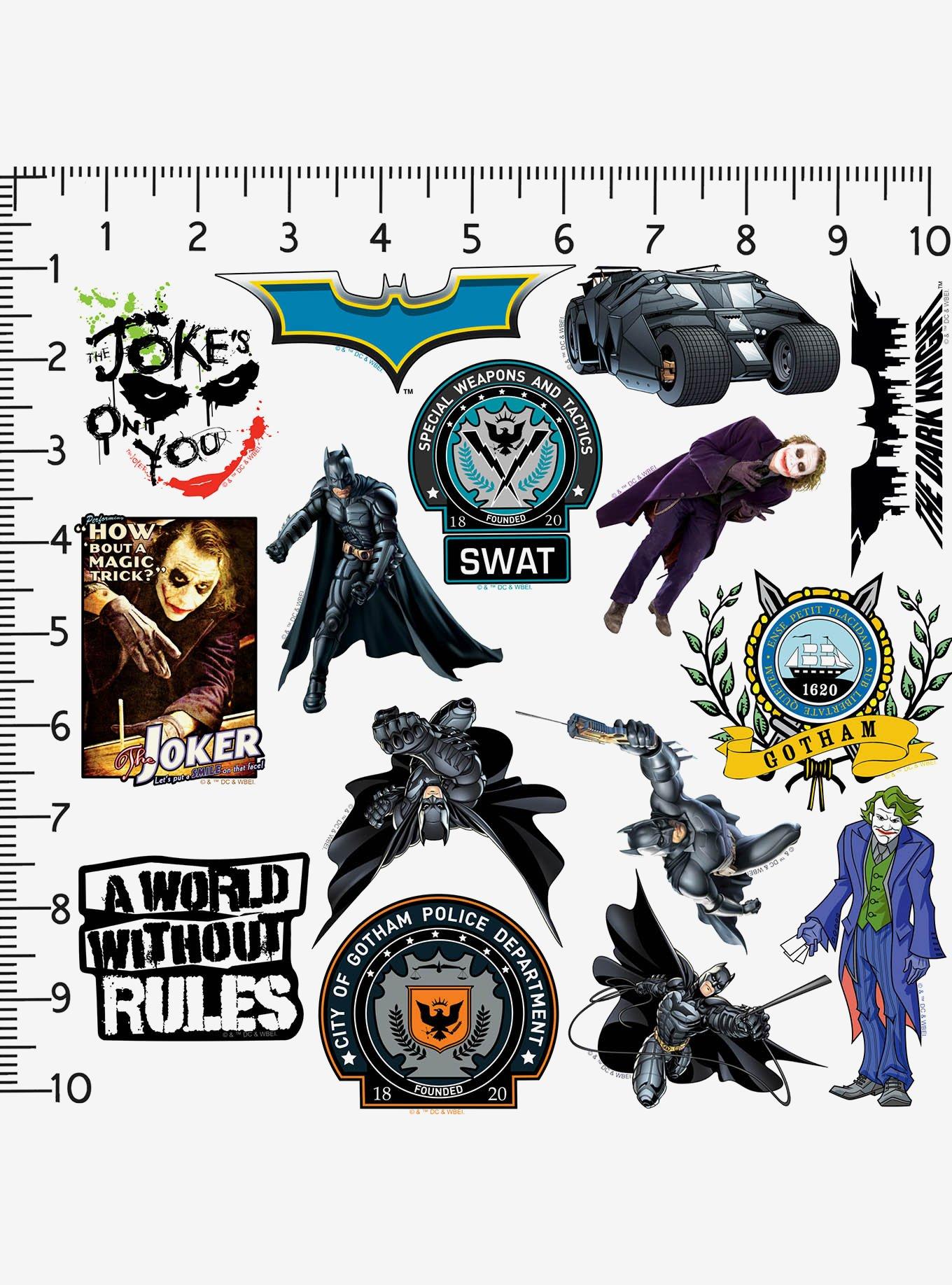 DC Comics Batman Dark Knight Miscellaneous 100ct Sticker Pack, , alternate