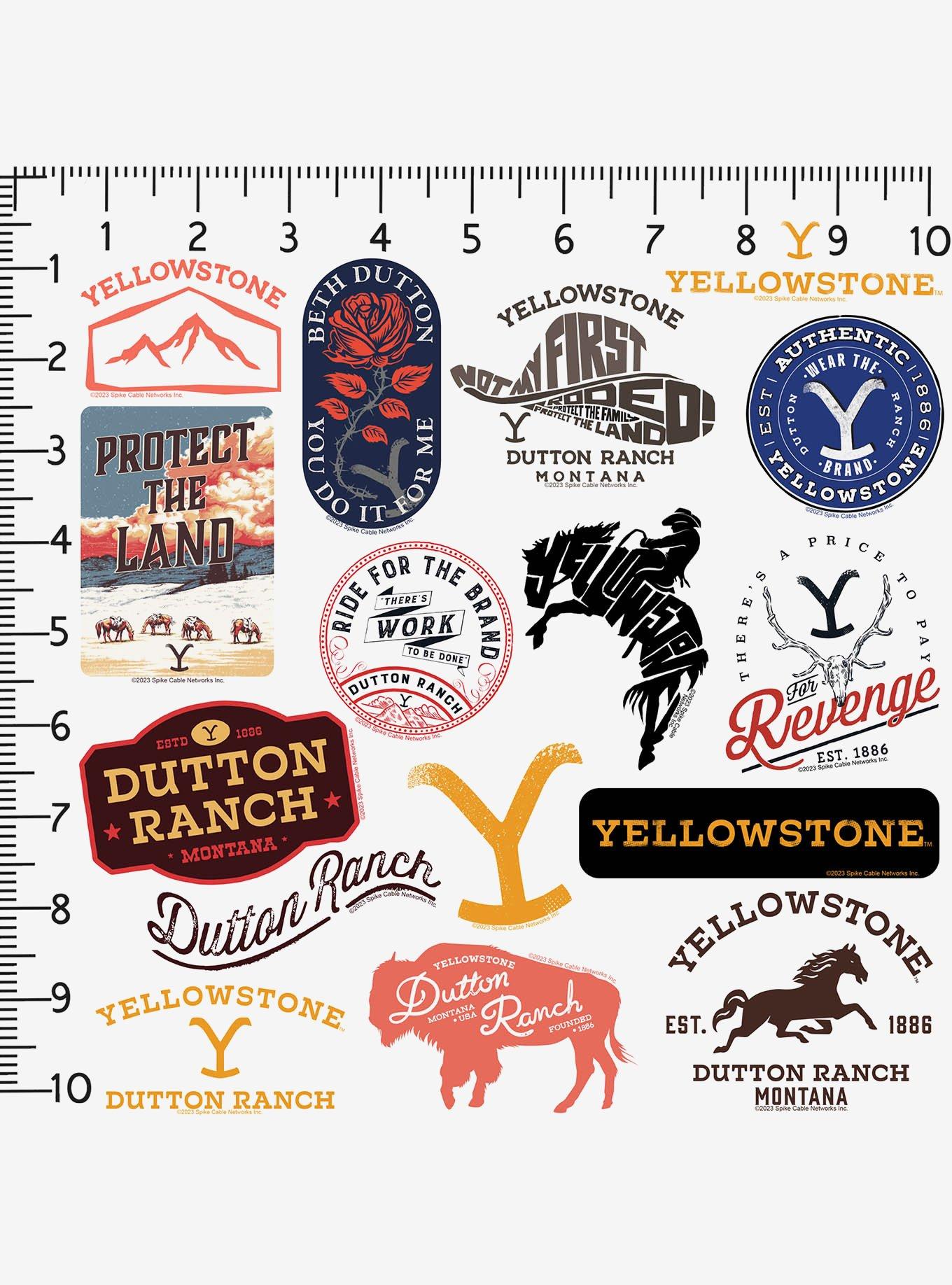 Yellowstone Miscellaneous 100ct Sticker Pack, , alternate