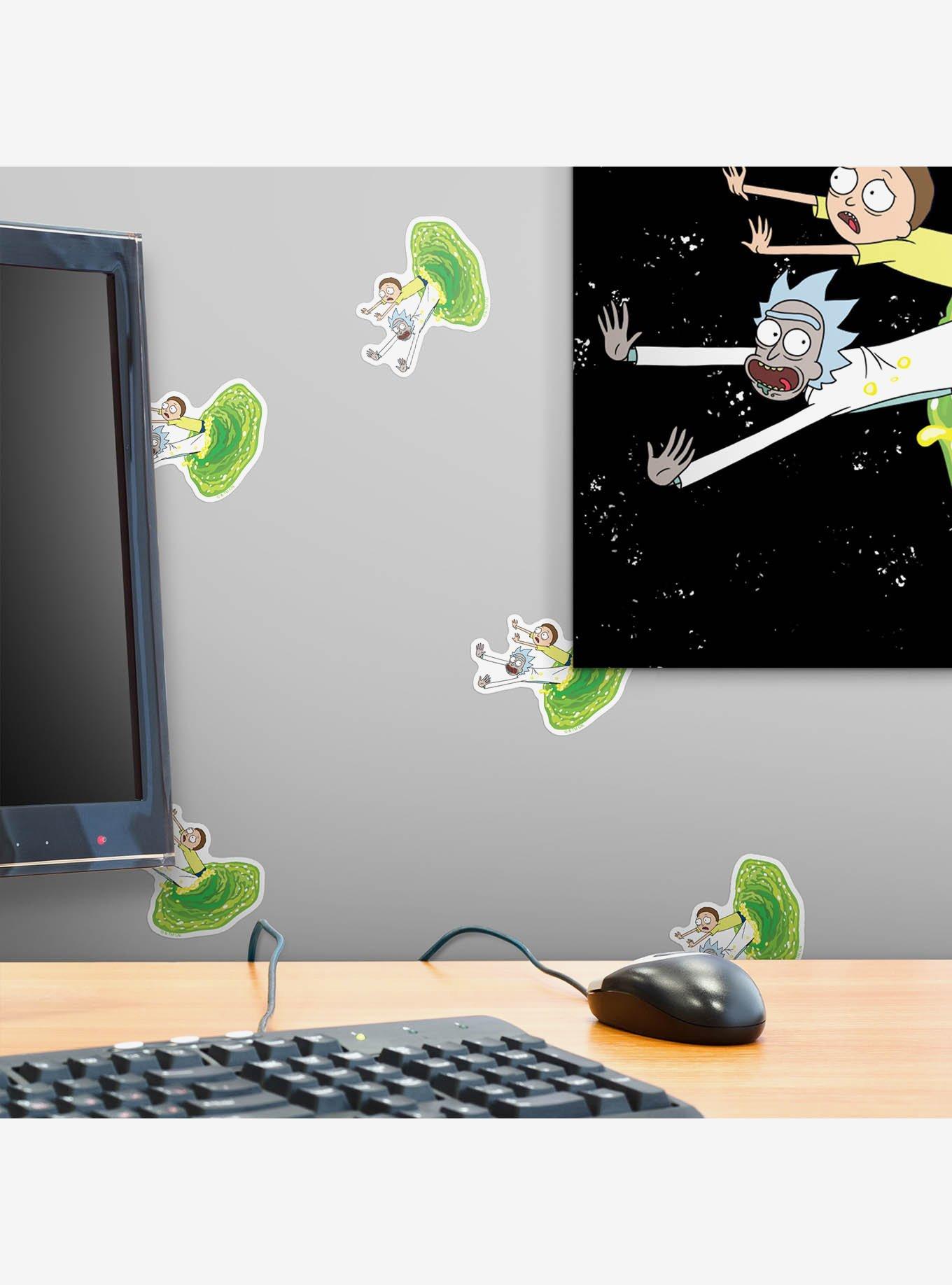 Rick and Morty Worm Hole Miscellaneous 100ct Sticker Pack, , alternate