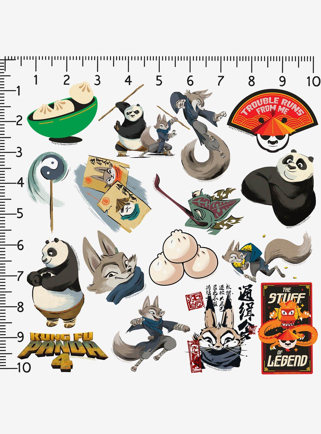 Kung Fu Panda 4 Miscellaneous 100ct Sticker Pack, , alternate