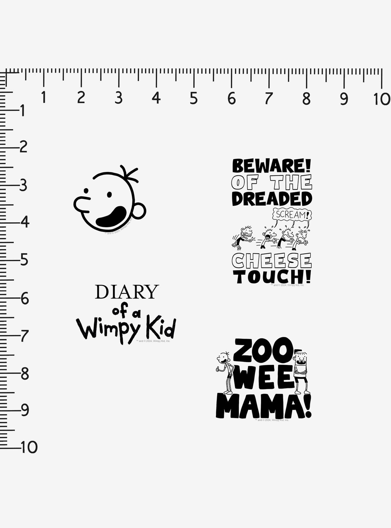 Diary of a Wimpy Kid Funny Miscellaneous 100ct Sticker Pack, , alternate