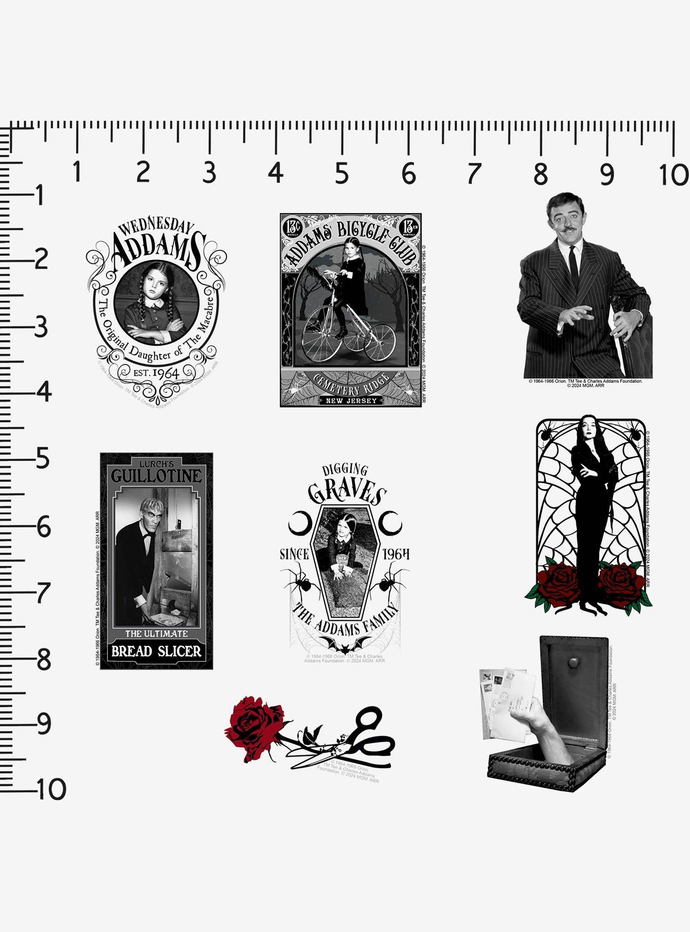 Addams Family TV Series Miscellaneous 100ct Sticker Pack, , alternate