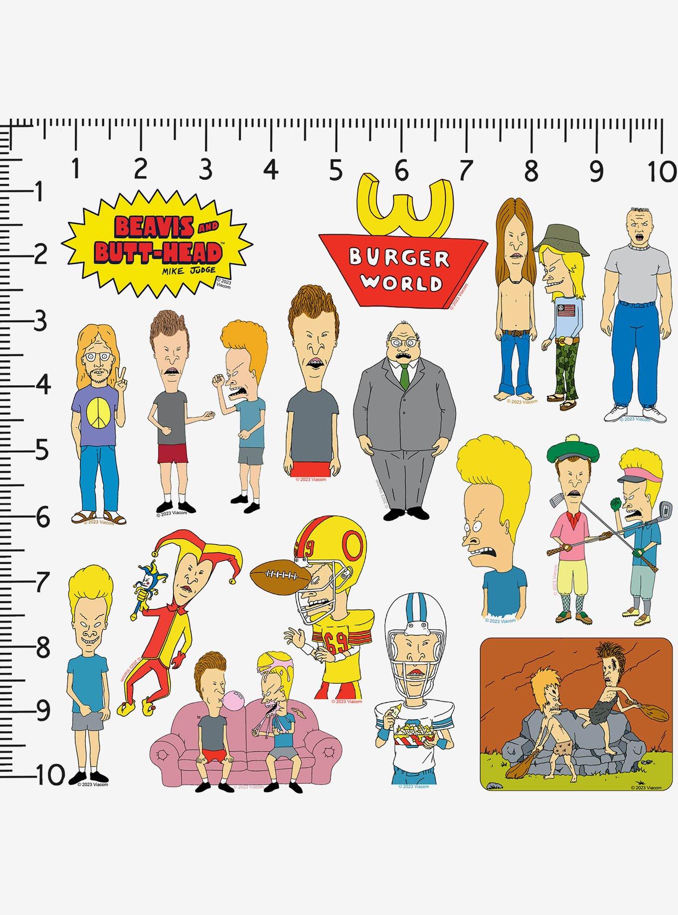 Beavis and Butthead Miscellaneous 100ct Sticker Pack, , alternate