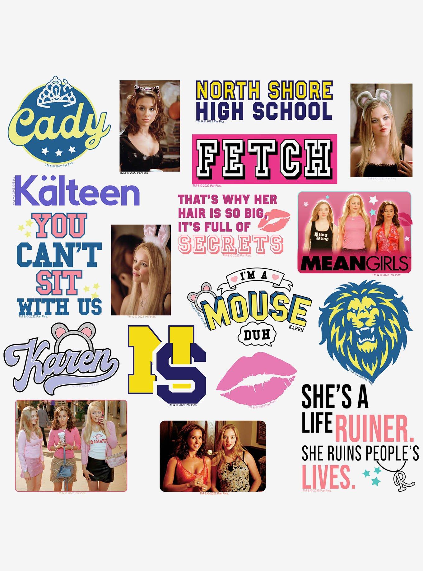 Mean Girls Miscellaneous 100ct Sticker Pack, , alternate