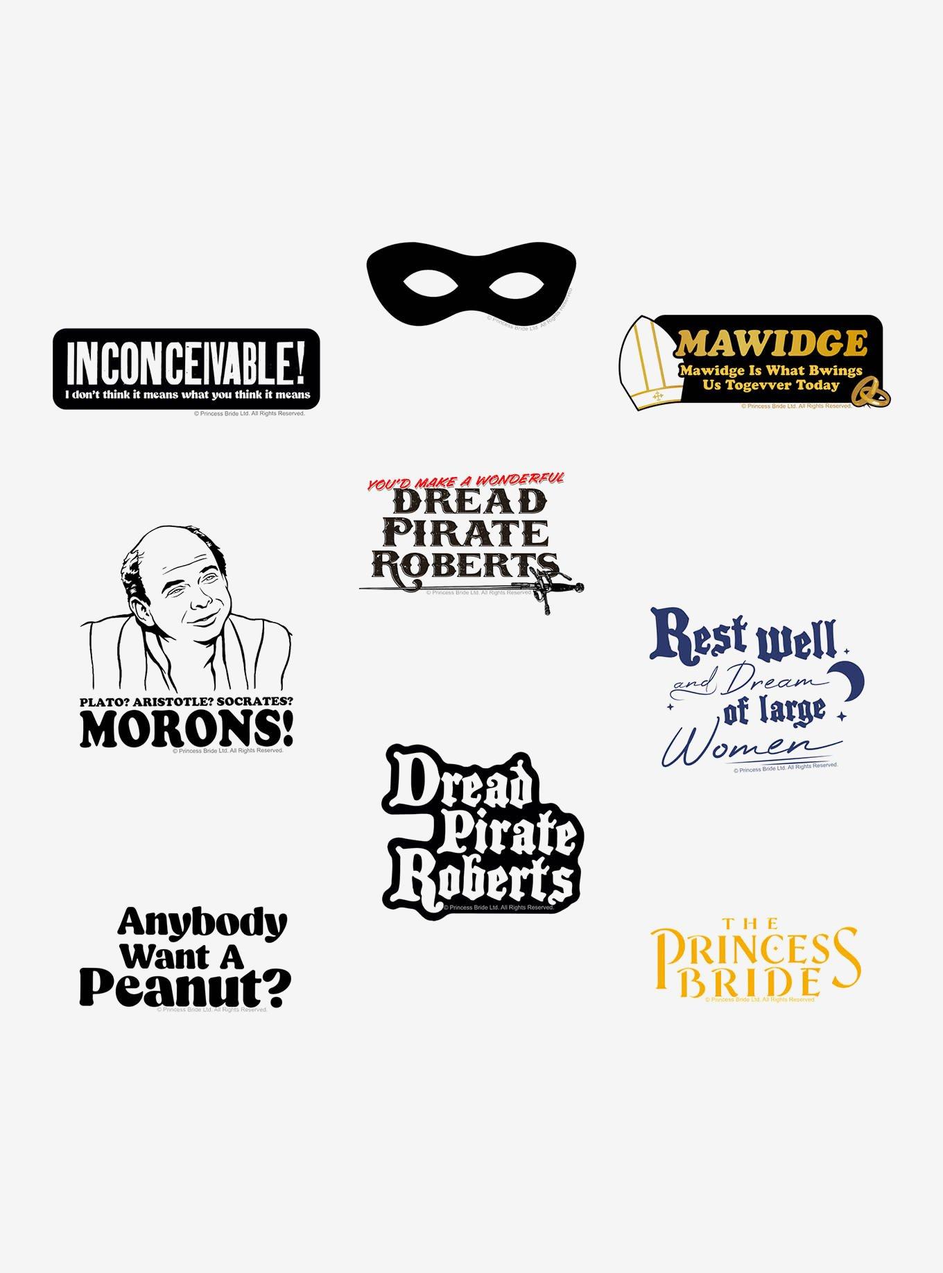The Princess Bride Miscellaneous 100ct Sticker Pack, , alternate