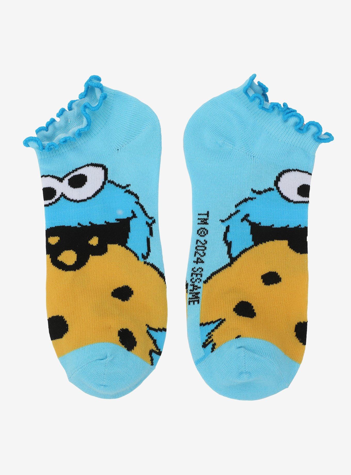 Sesame Street Characters No-Show Socks 5 Pair, , hi-res