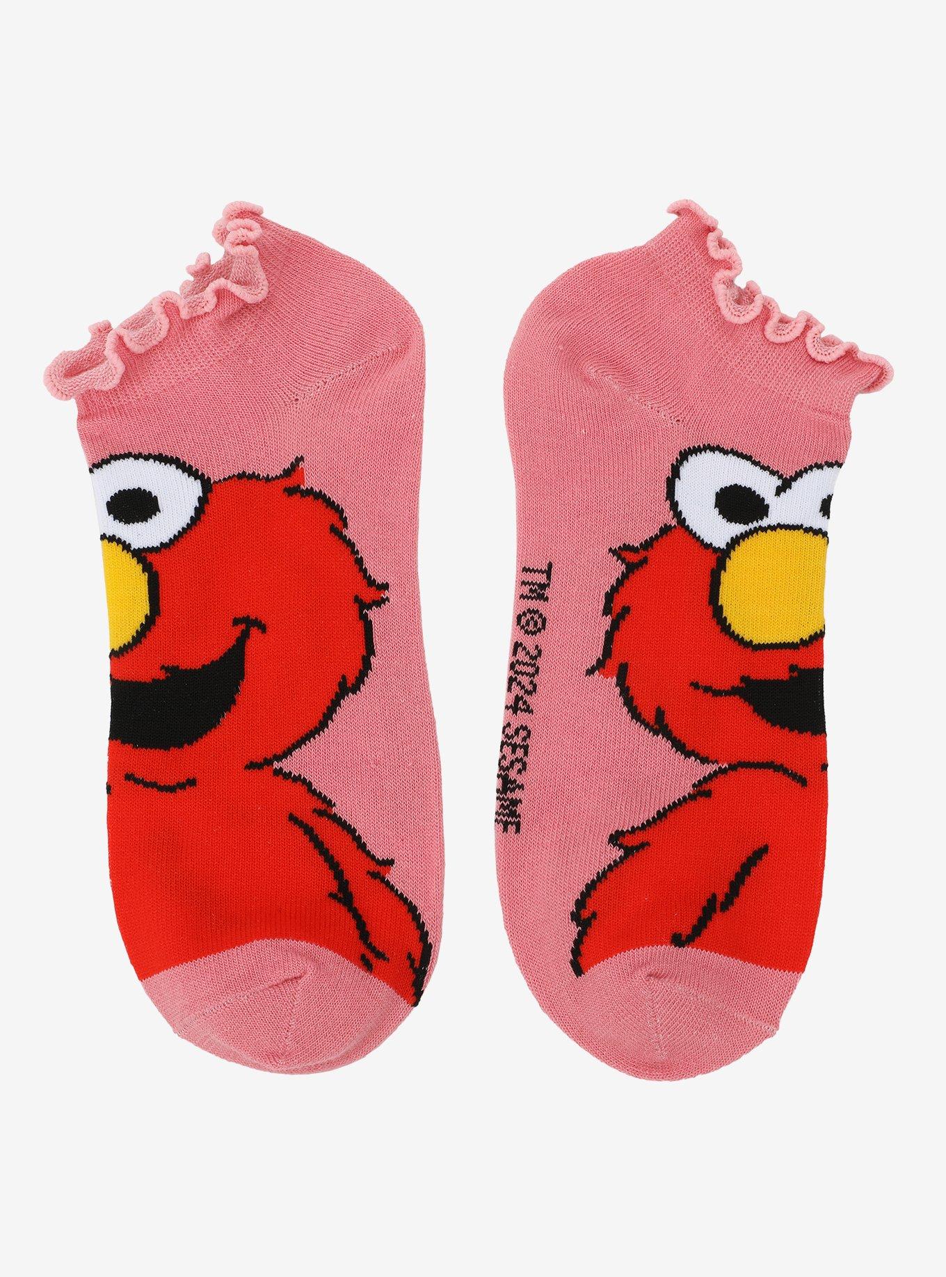 Sesame Street Characters No-Show Socks 5 Pair, , alternate