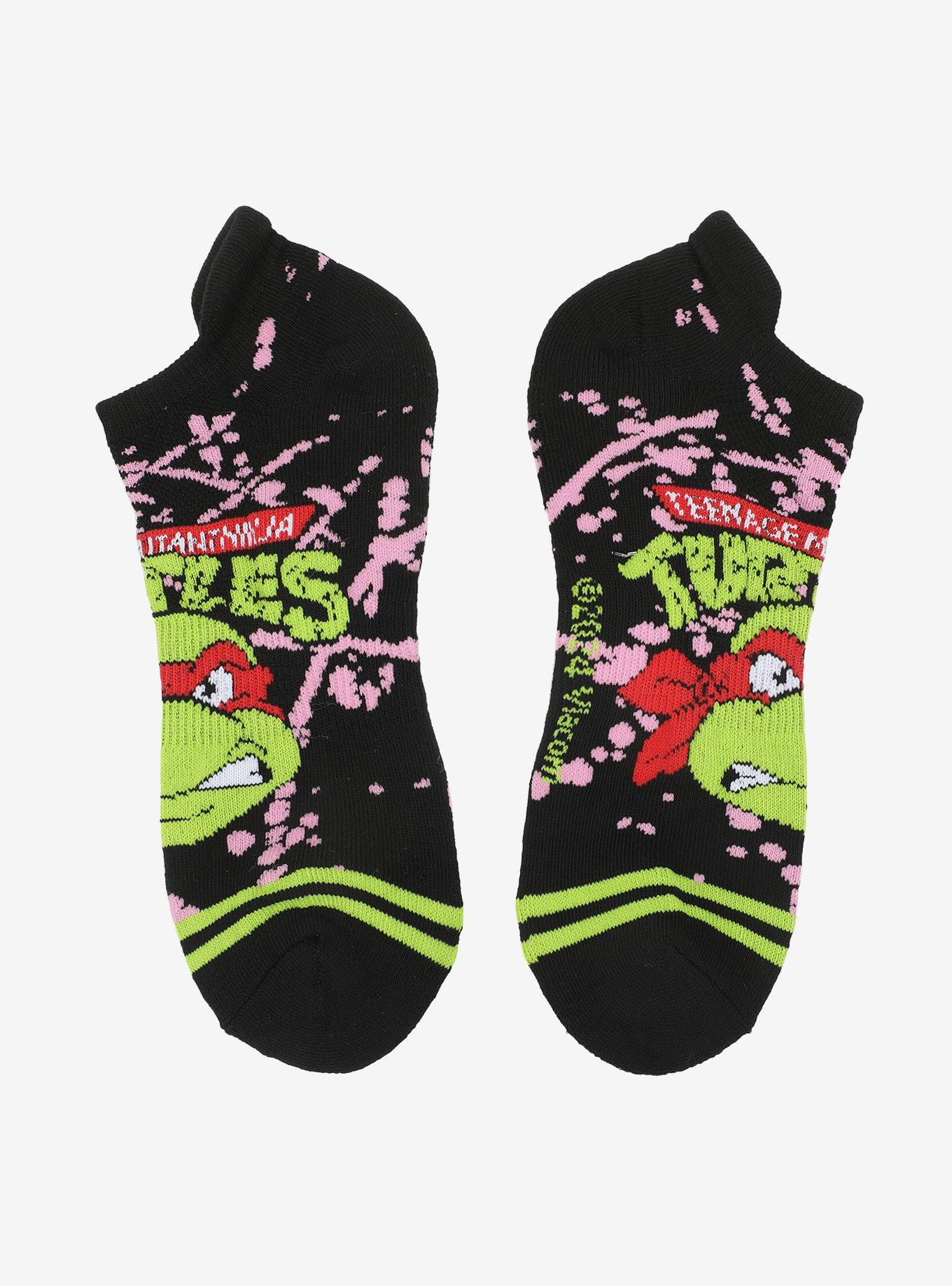 Teenage Mutant Ninja Turtles Character No-Show Socks 5 Pair, , hi-res