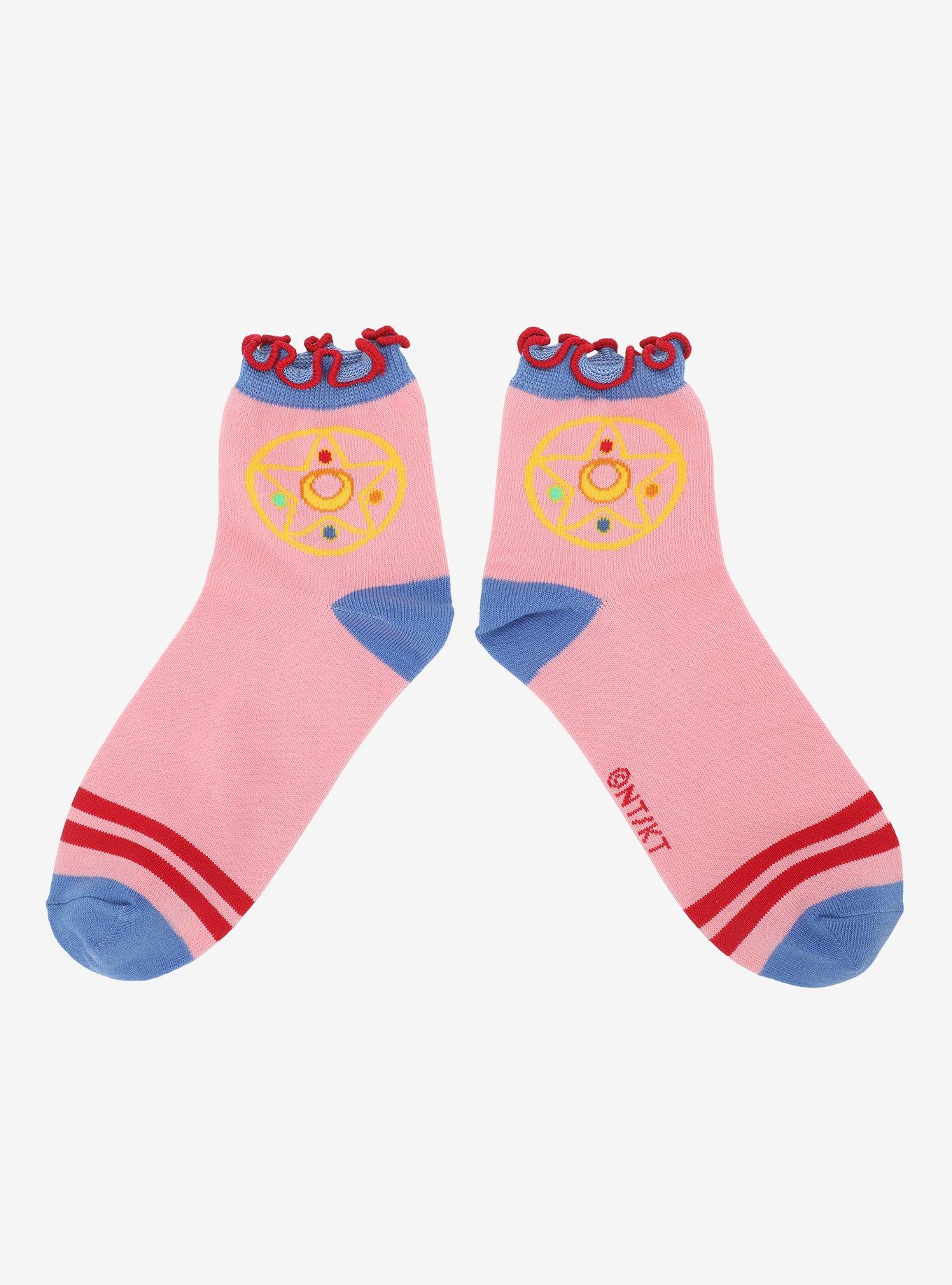 Pretty Guardian Sailor Moon Icons Ankle Socks 3 Pair, , hi-res