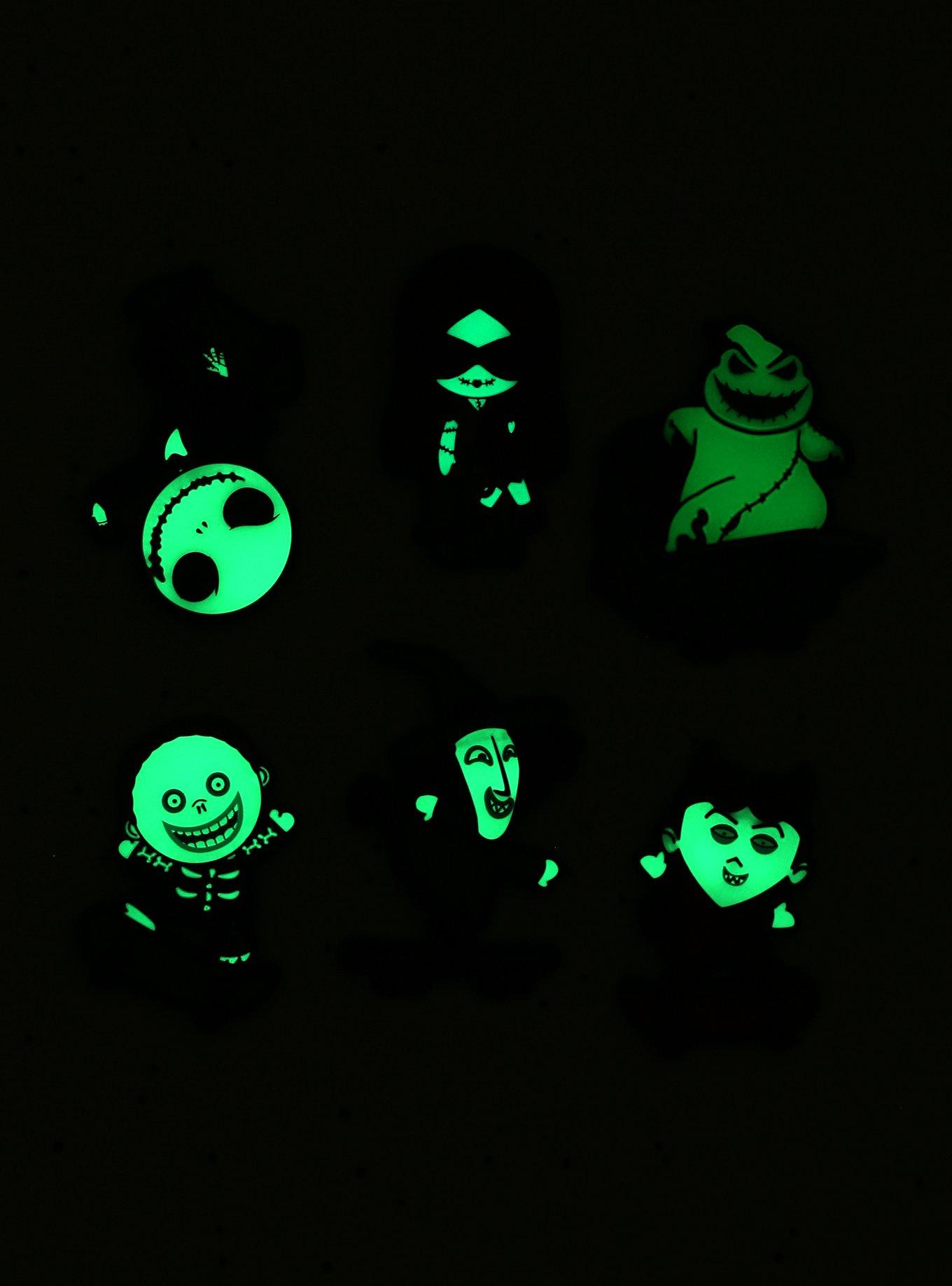 The Nightmare Before Christmas Skateboard Glow-In-The-Dark Blind Box Enamel Pin, , hi-res