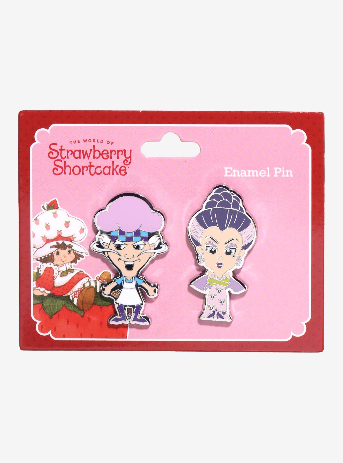 Strawberry Shortcake Purple Pieman & Sour Grapes Enamel Pin Set, , alternate