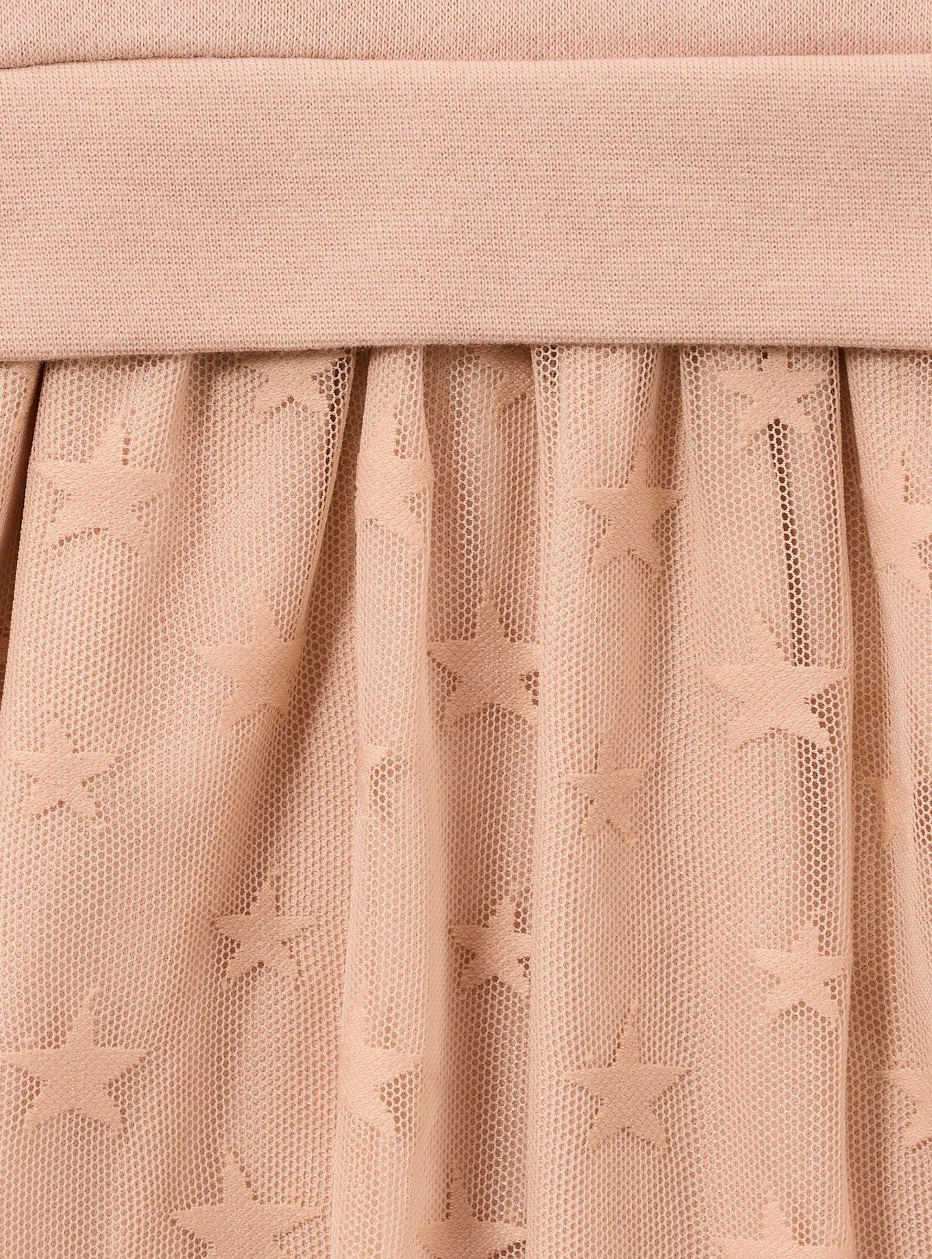 Bluey Bingo & Bluey Embroidered Toddler Tulle Dress — BoxLunch Exclusive, BROWN  LIGHT BROWN, alternate