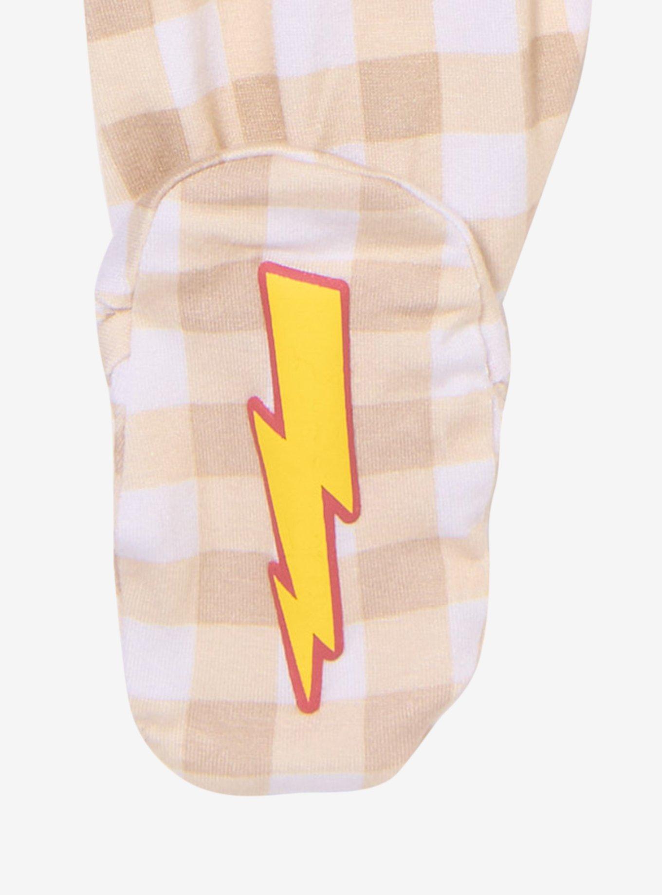 Disney Pixar Cars Checkered Infant One-Piece - BoxLunch Exclusive, RED, alternate