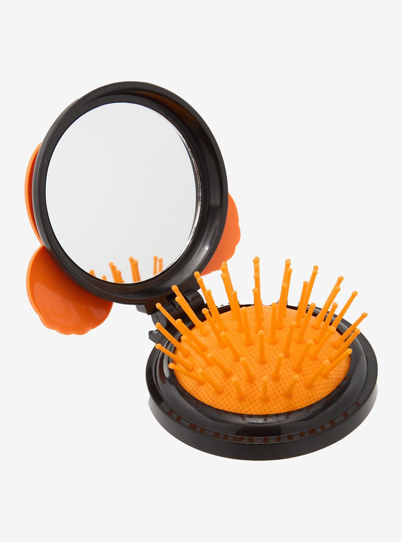 Disney Mickey Mouse Pumpkin Compact Mirror & Brush &mdash; BoxLunch Exclusive, , hi-res