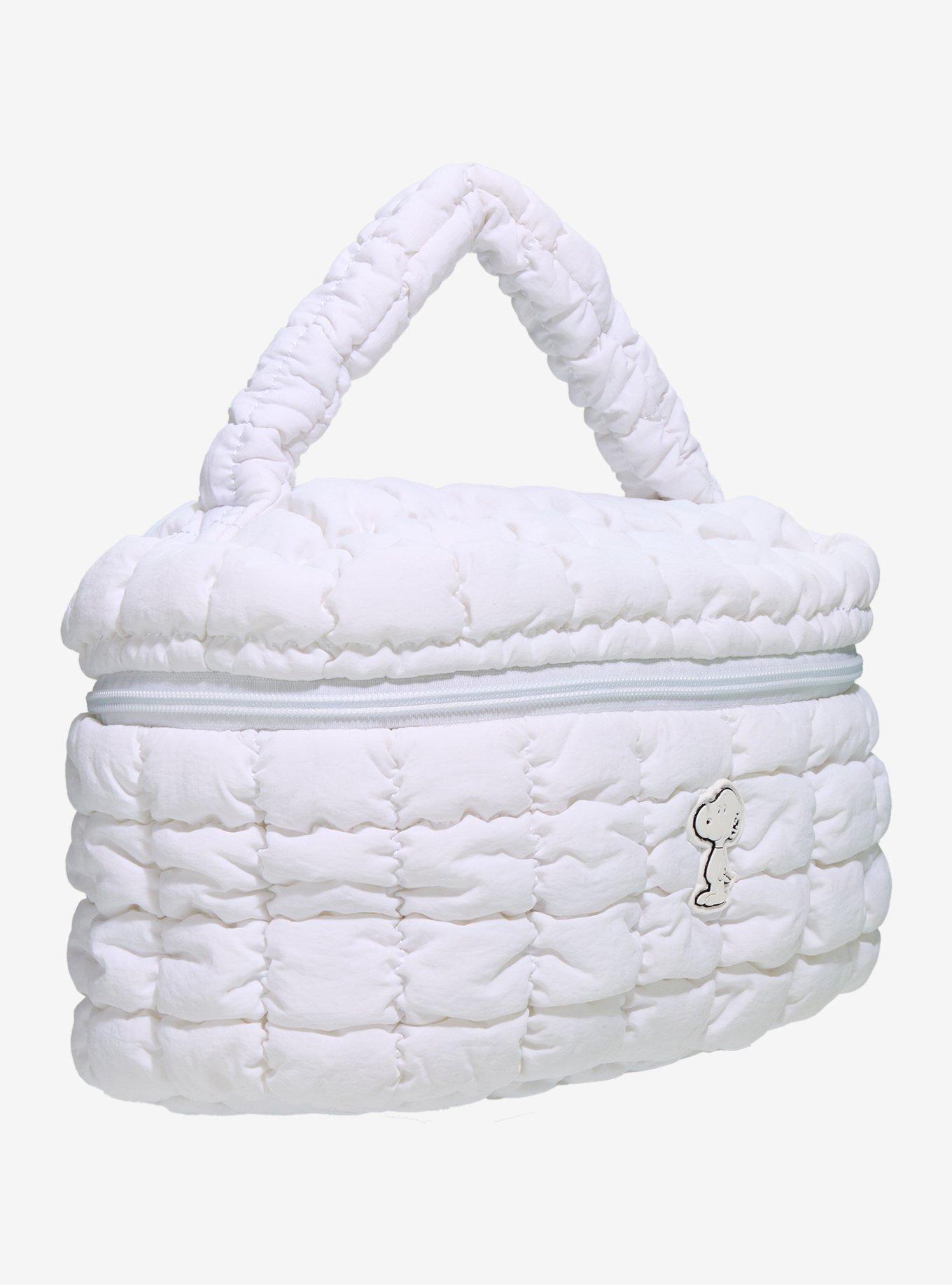 Peanuts Snoopy Puffer Quilt Cosmetic Bag - BoxLunch Exclusive, , hi-res