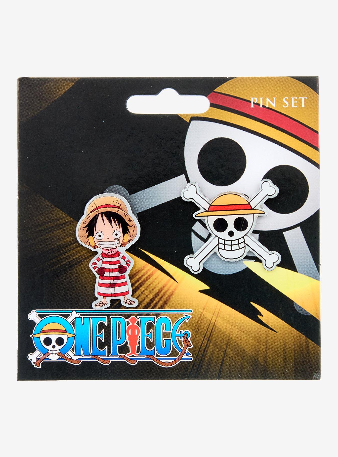 One Piece Luffy Punk Hazard Enamel Pin Set, , hi-res