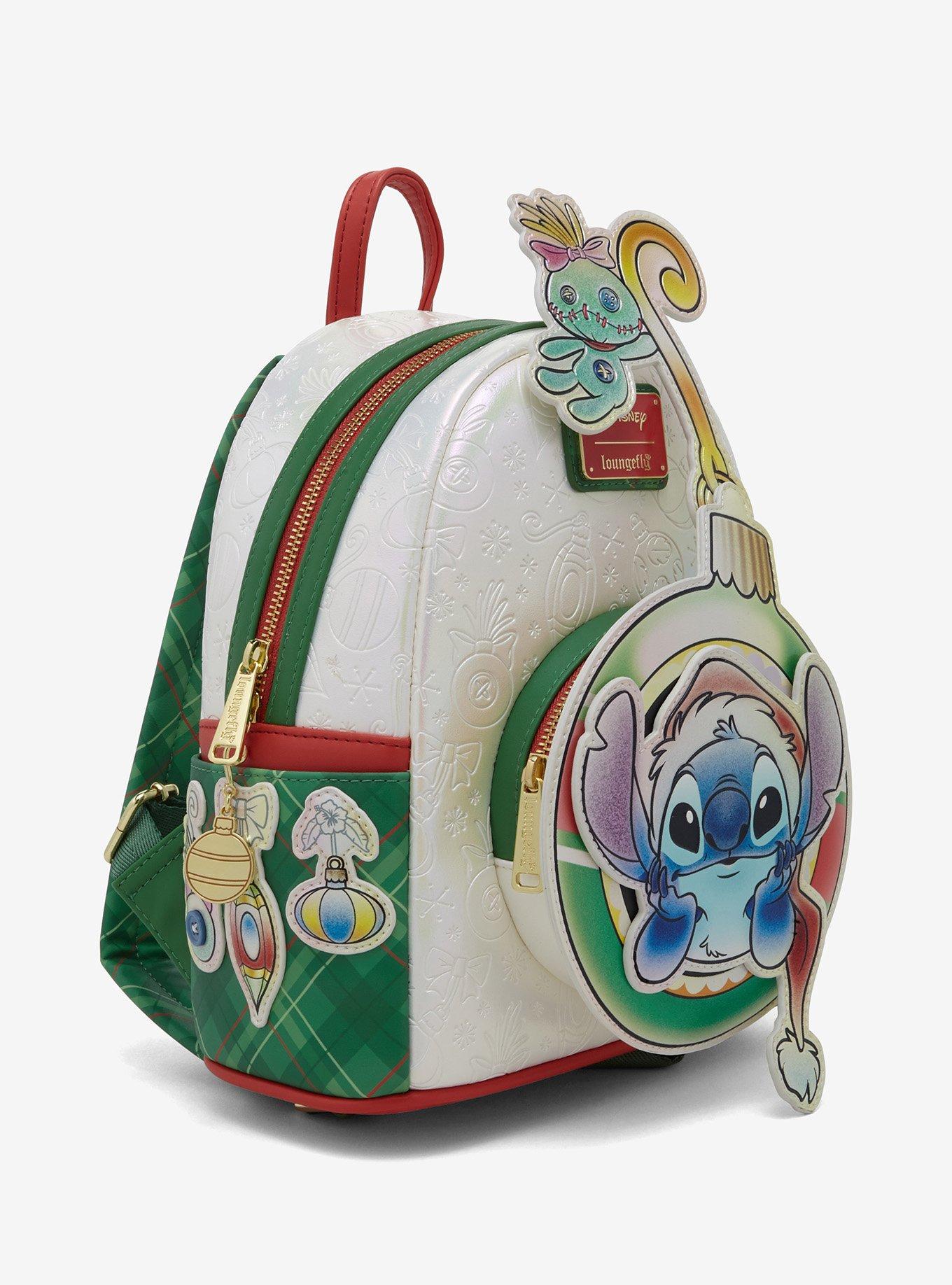Loungefly Disney Stitch Holiday Ornament Figural Mini Backpack, , hi-res