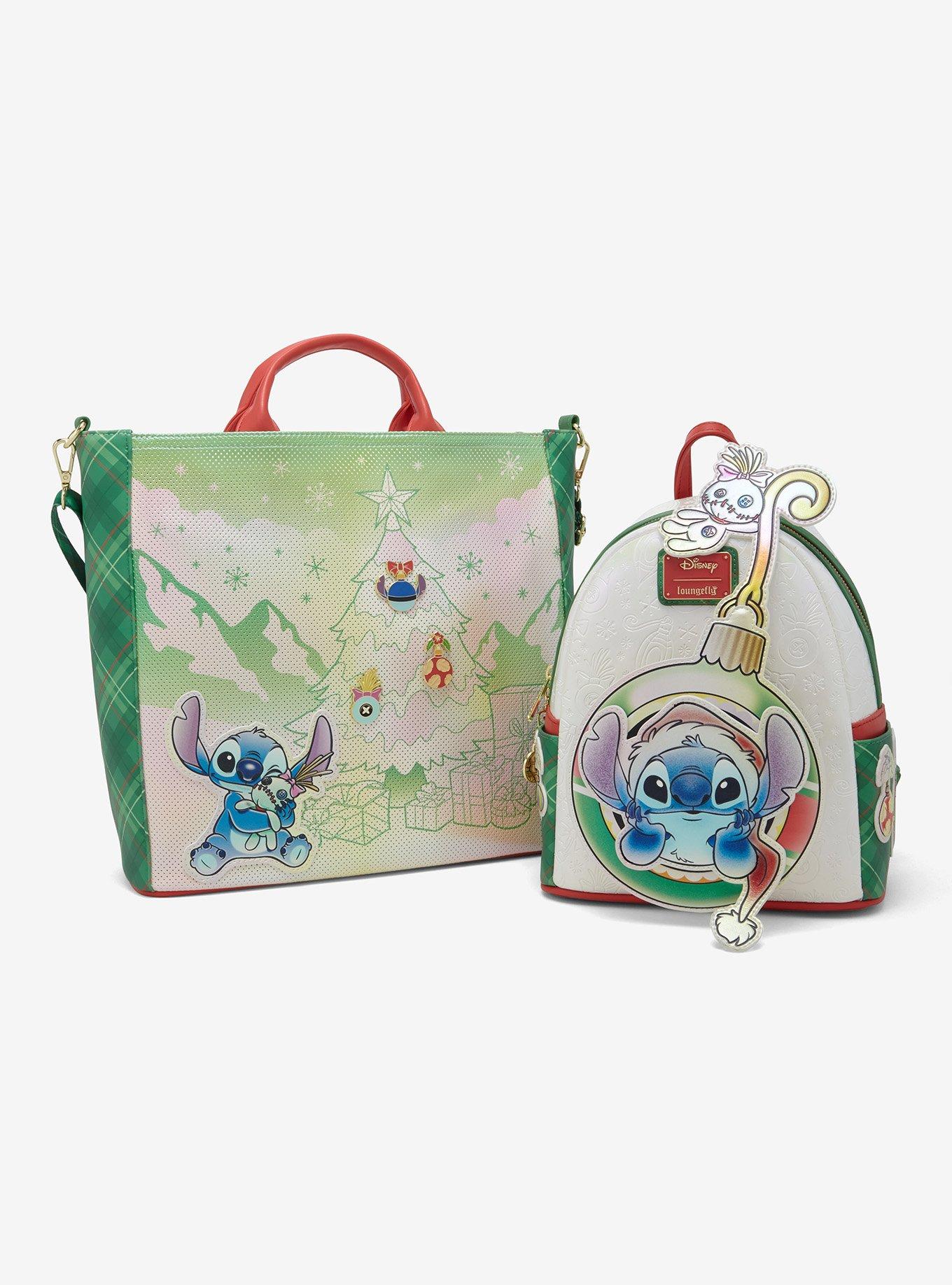 Loungefly Disney Stitch Holiday Ornament Figural Mini Backpack, , alternate