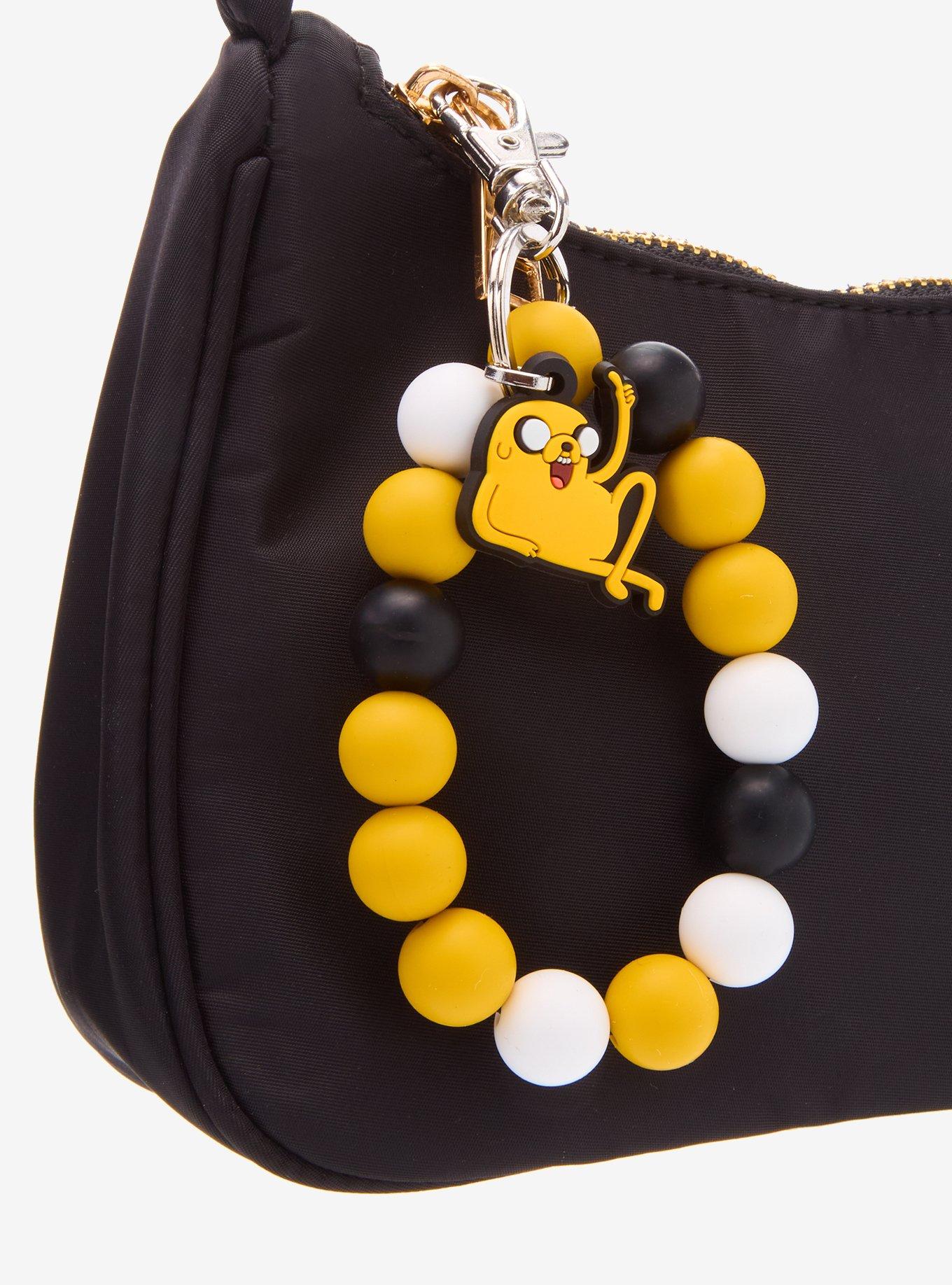 Adventure Time Jake Beaded Charm Wristlet Keychain, , hi-res
