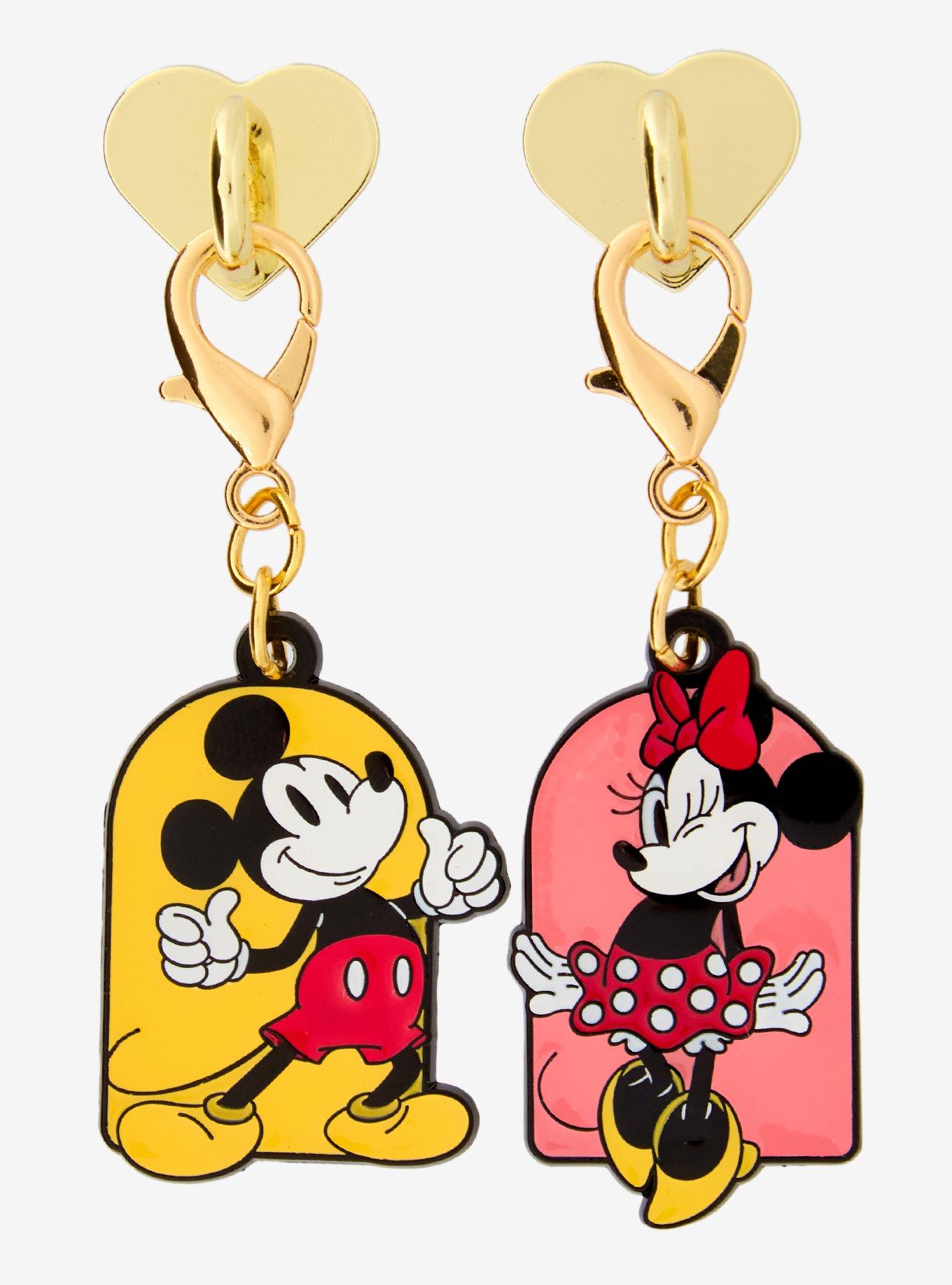 Disney Mickey & Minnie Bestie Keychain Set — BoxLunch Exclusive, , hi-res