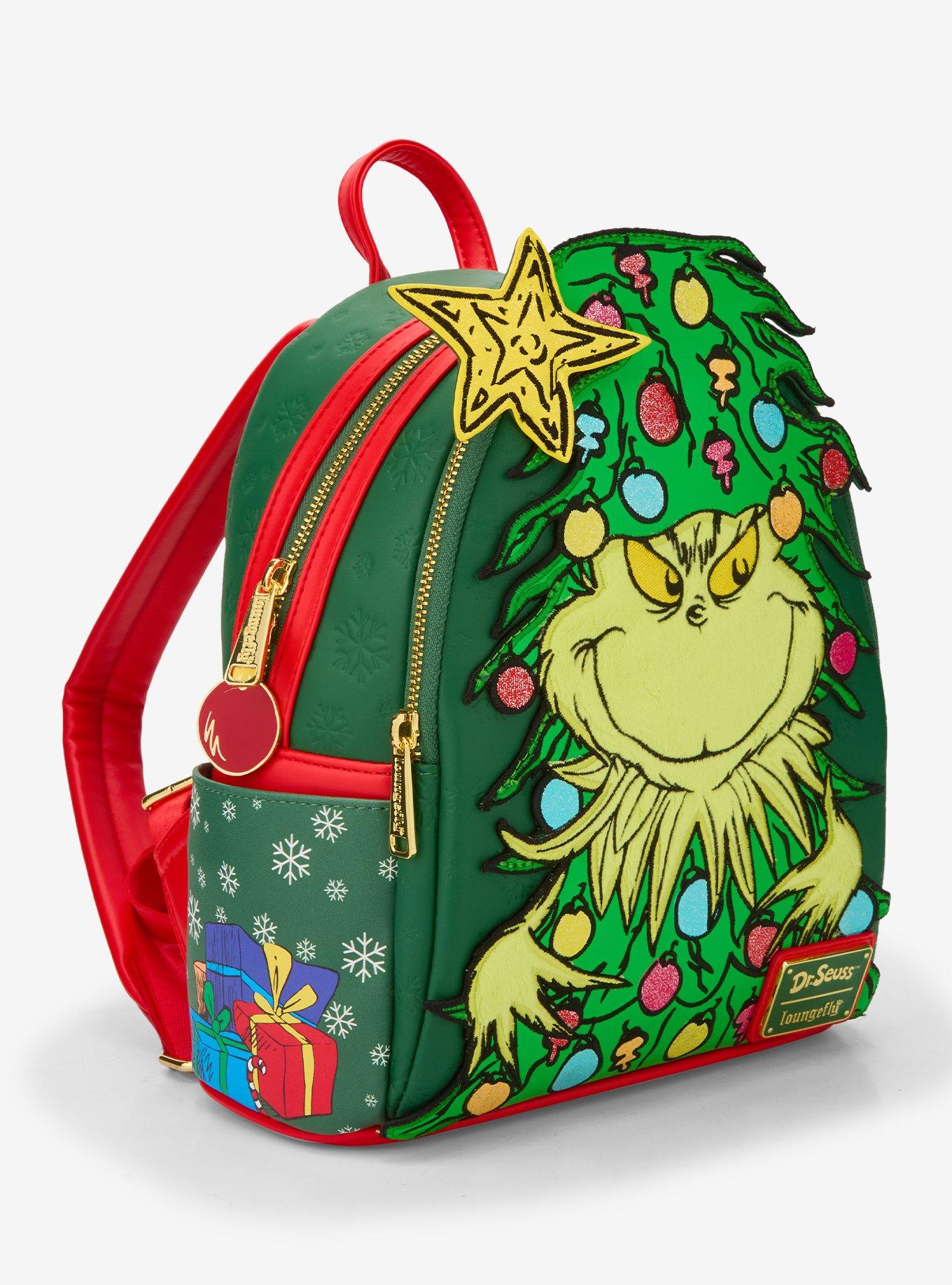 Loungefly How The Grinch Stole Christmas! Tree Light-Up Mini Backpack, , alternate