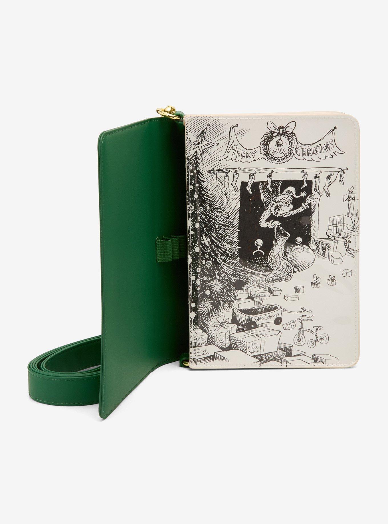 Loungefly How The Grinch Stole Christmas! Book Crossbody Bag, , hi-res