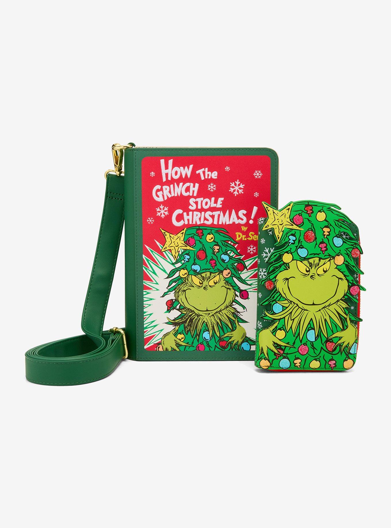 Loungefly How The Grinch Stole Christmas! Book Crossbody Bag, , alternate