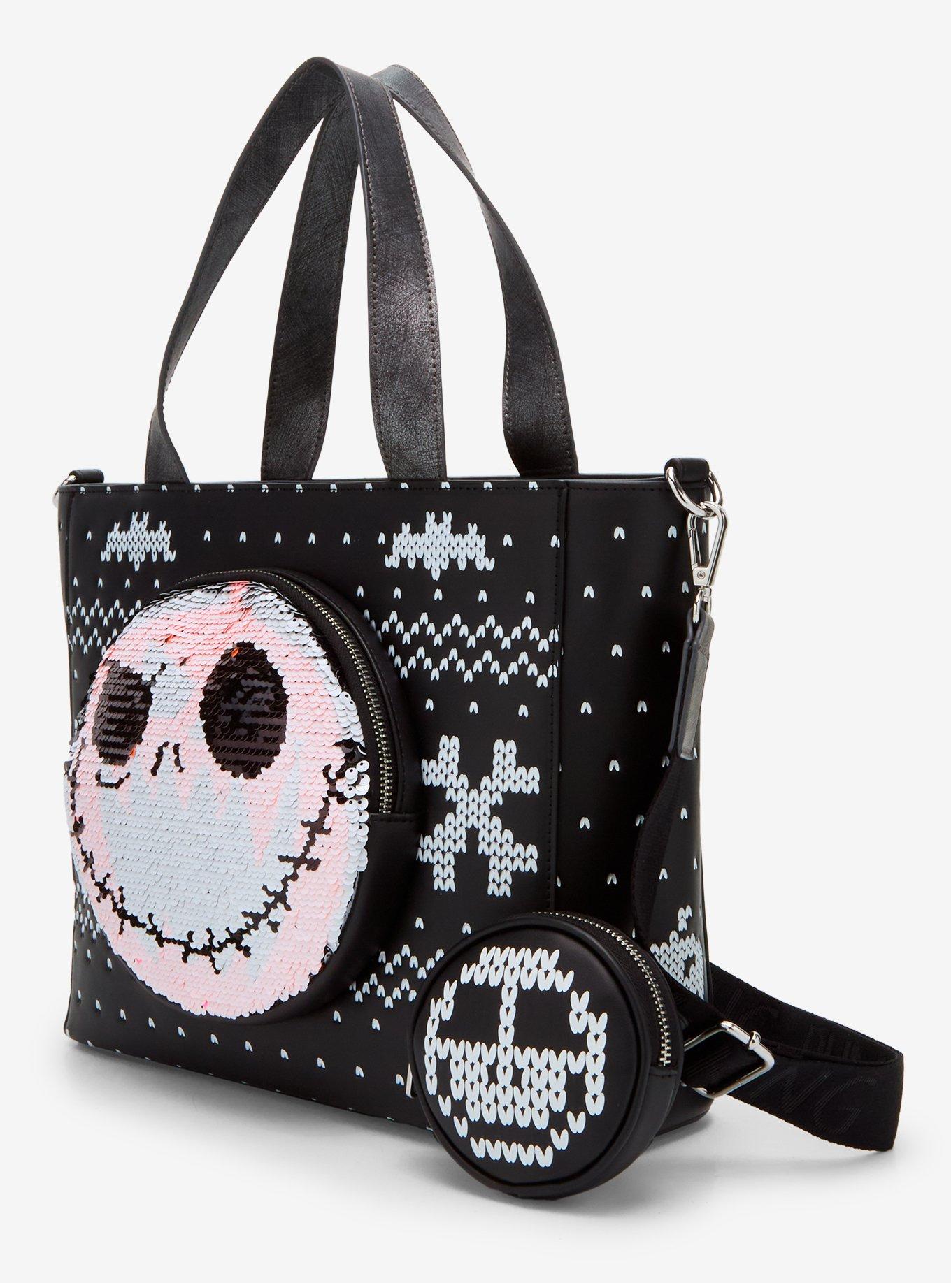 Loungefly The Nightmare Before Christmas Jack Reversible Sequins Mini Backpack, , alternate