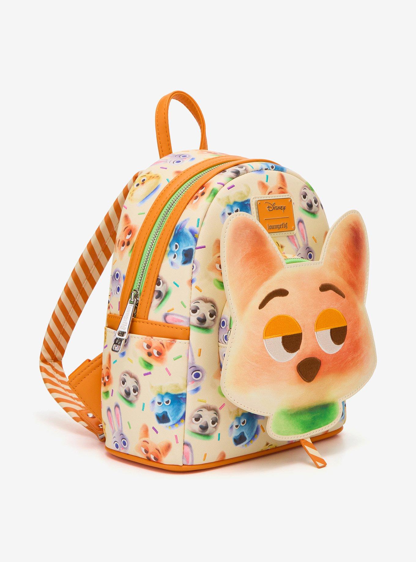 Loungefly Zootopia Nick Cotton Candy Mini Backpack, , hi-res